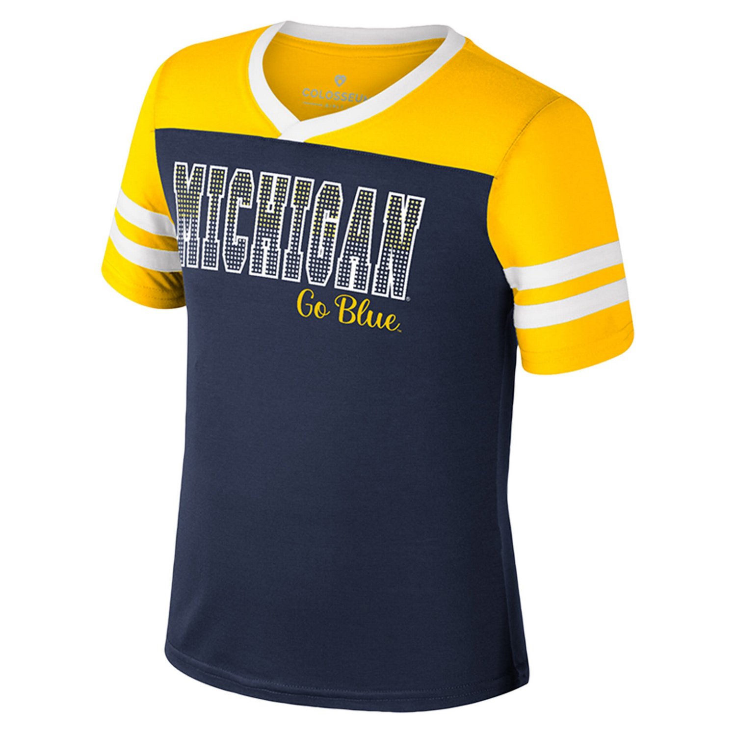 Girls Youth Colosseum Michigan Wolverines Space Opera T-Shirt                                                                    - view number 2