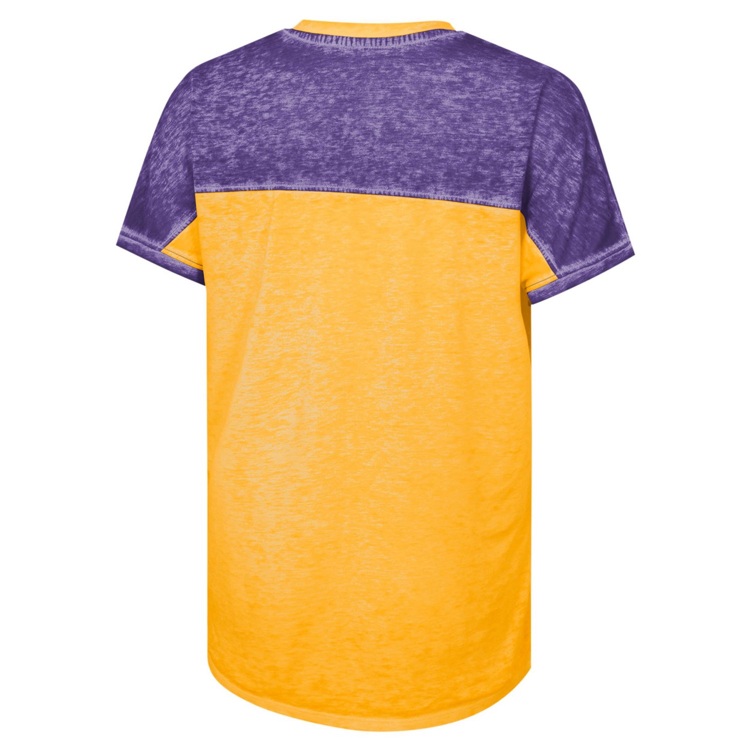 Girls Youth LSU Tigers Up for Anything Colorblock Dolman V-Neck T-Shirt                                                          - view number 3