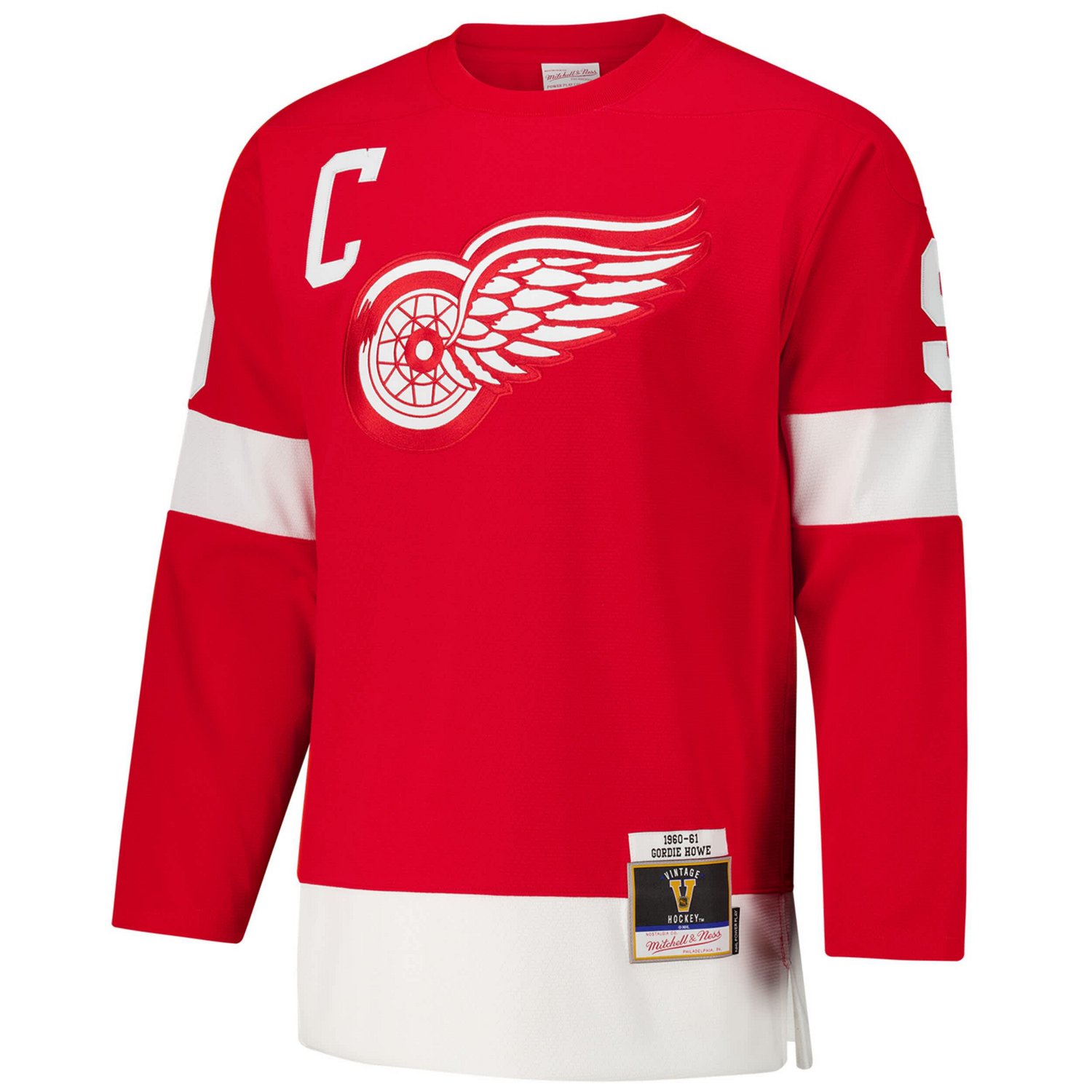Gordie Howe Detroit Wings 1960-61 Power Play Jersey - view number 2