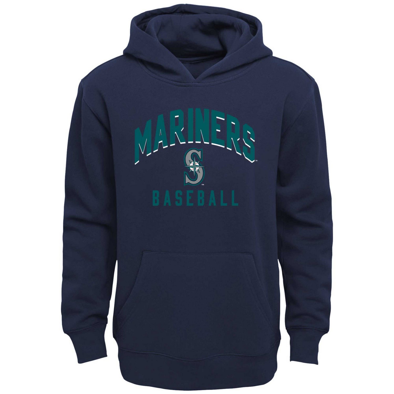 /Gray Seattle Mariners Play-By-Play Pullover Fleece Hoodie  Pants Set                                                            - view number 2