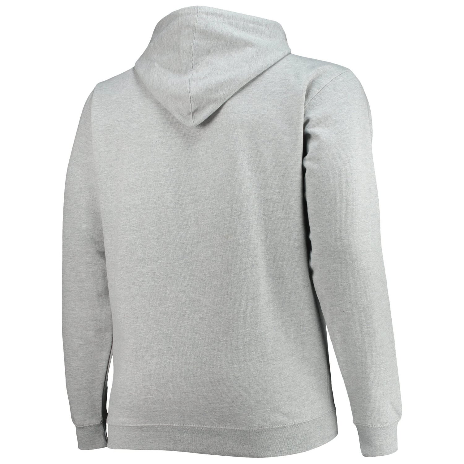 Heathered Gray Atlanta Hawks Big  Tall Heart  Soul Pullover Hoodie - view number 3