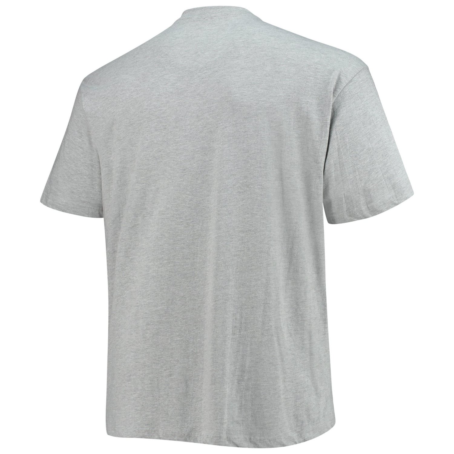 Heathered Gray Atlanta Hawks Big  Tall Heart Soul T-Shirt