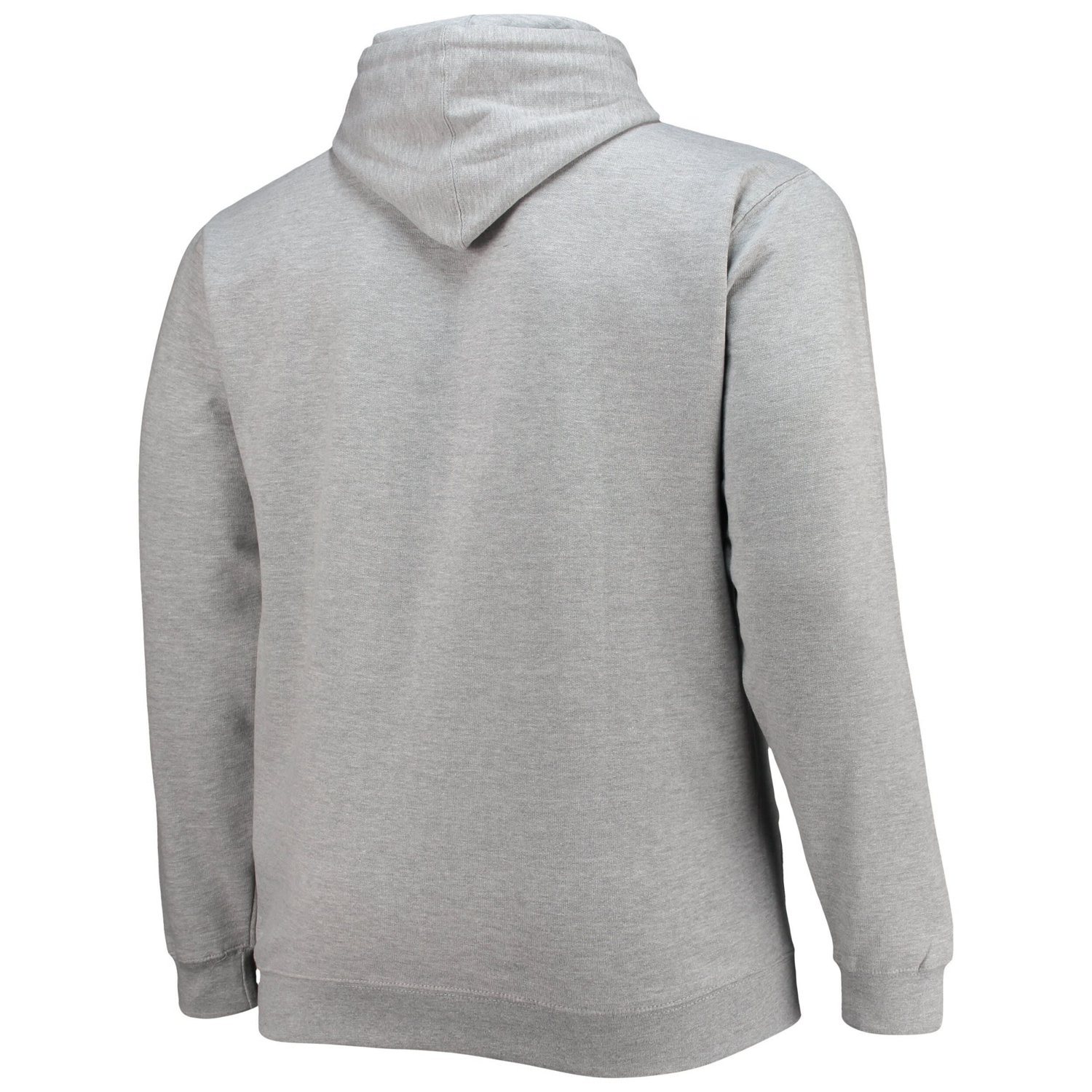 Heathered Gray Memphis Grizzlies Big  Tall Heart  Soul Pullover Hoodie - view number 3