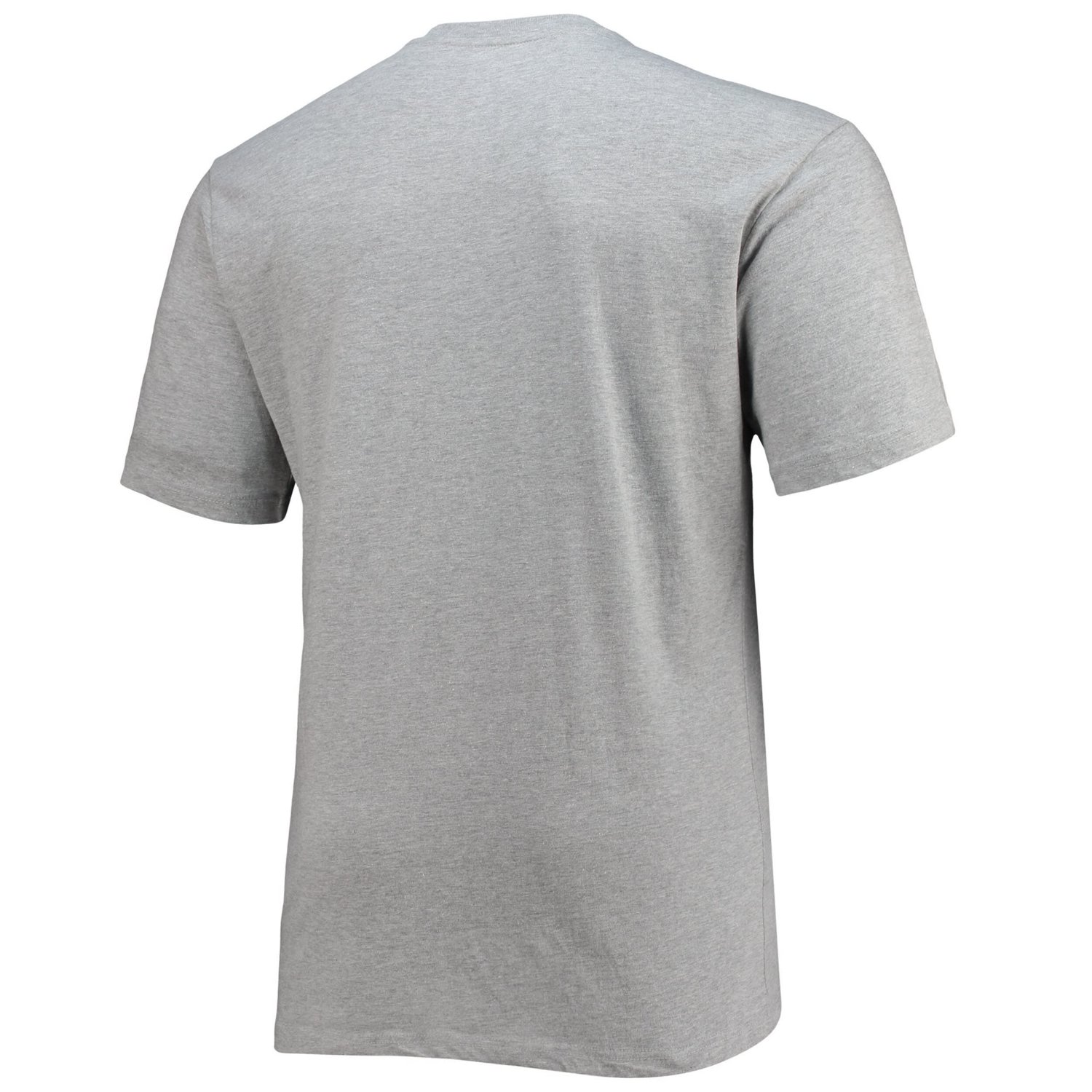 Heathered Gray Miami Heat Big  Tall Heart  Soul T-Shirt                                                                          - view number 3