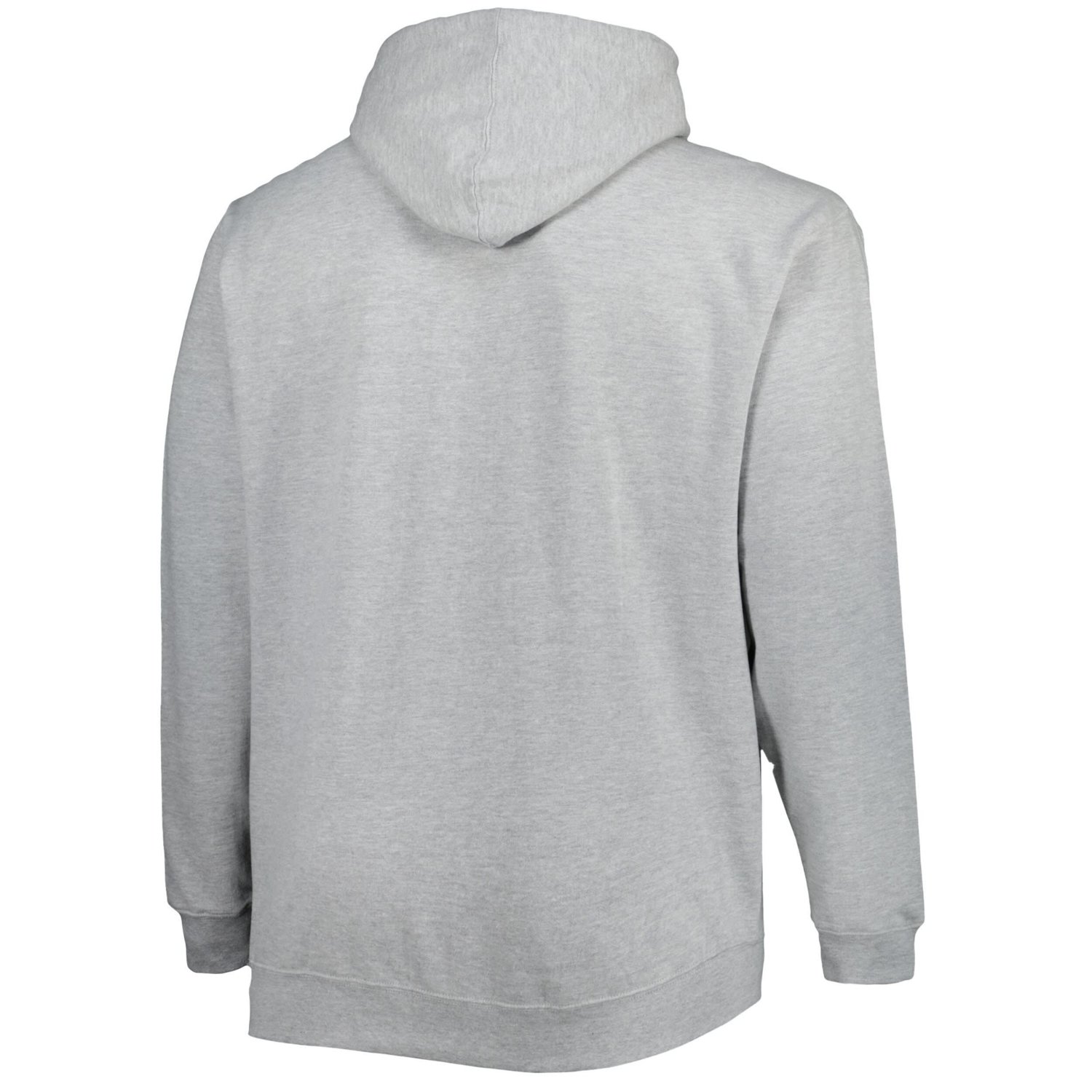 Heathered Gray Milwaukee Bucks Big  Tall Heart Soul Pullover Hoodie