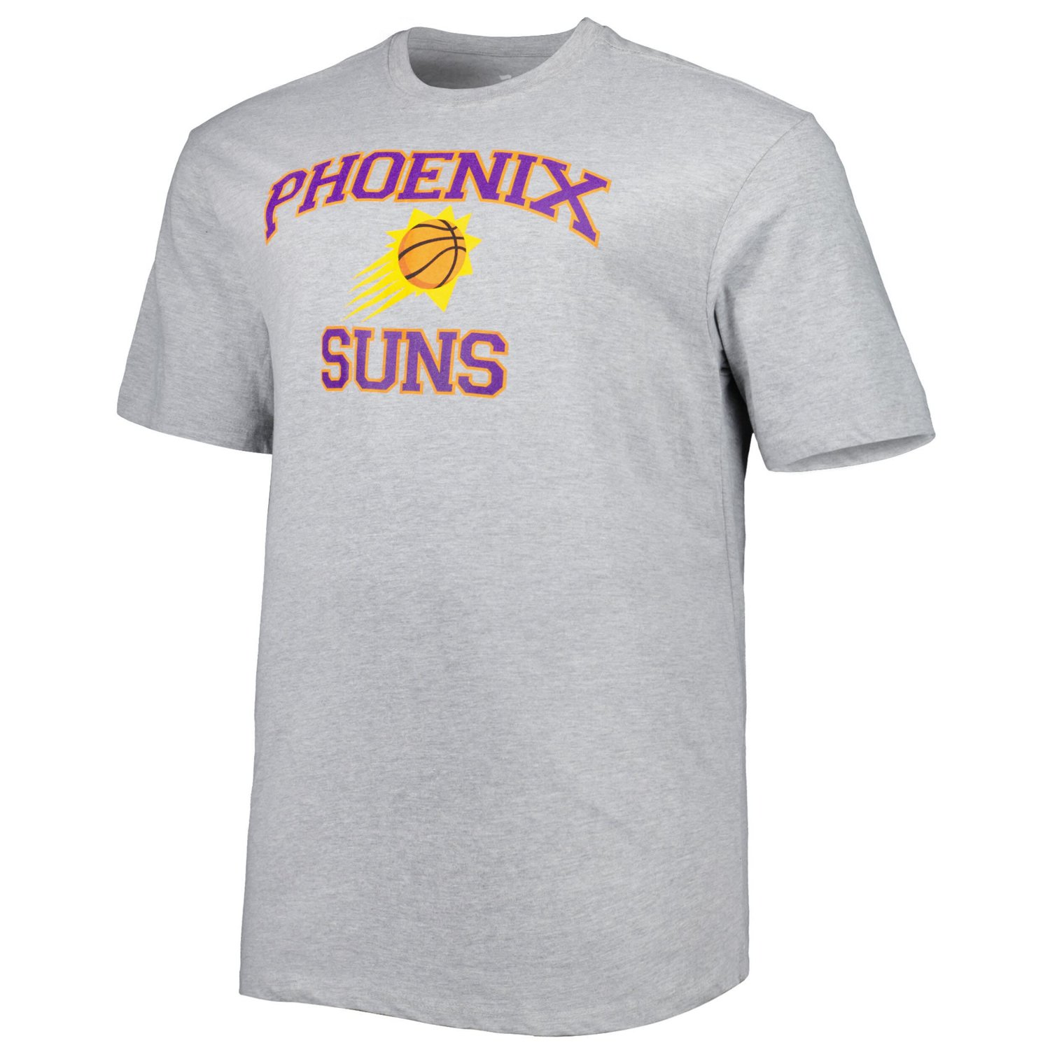 Heathered Gray Phoenix Suns Big  Tall Heart Soul T-Shirt