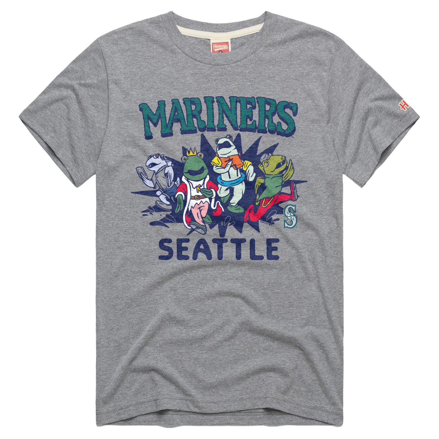 Homage Seattle Mariners Tri-Blend Hyperlocal T-Shirt