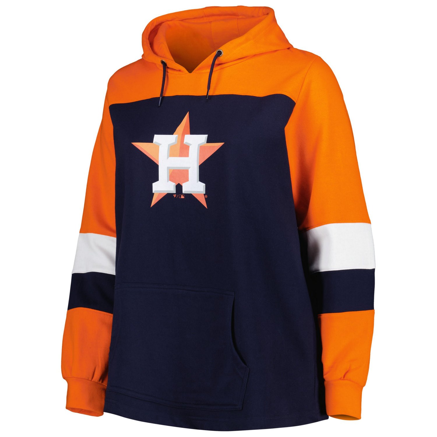 Houston Astros Plus Size Colorblock Pullover Hoodie - view number 2