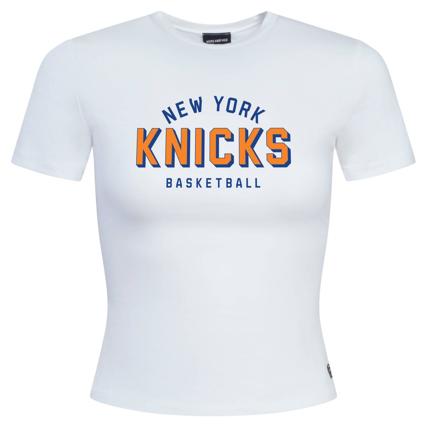 Hype and Vice New York Knicks Cropped Jersey T-Shirt - view number 3
