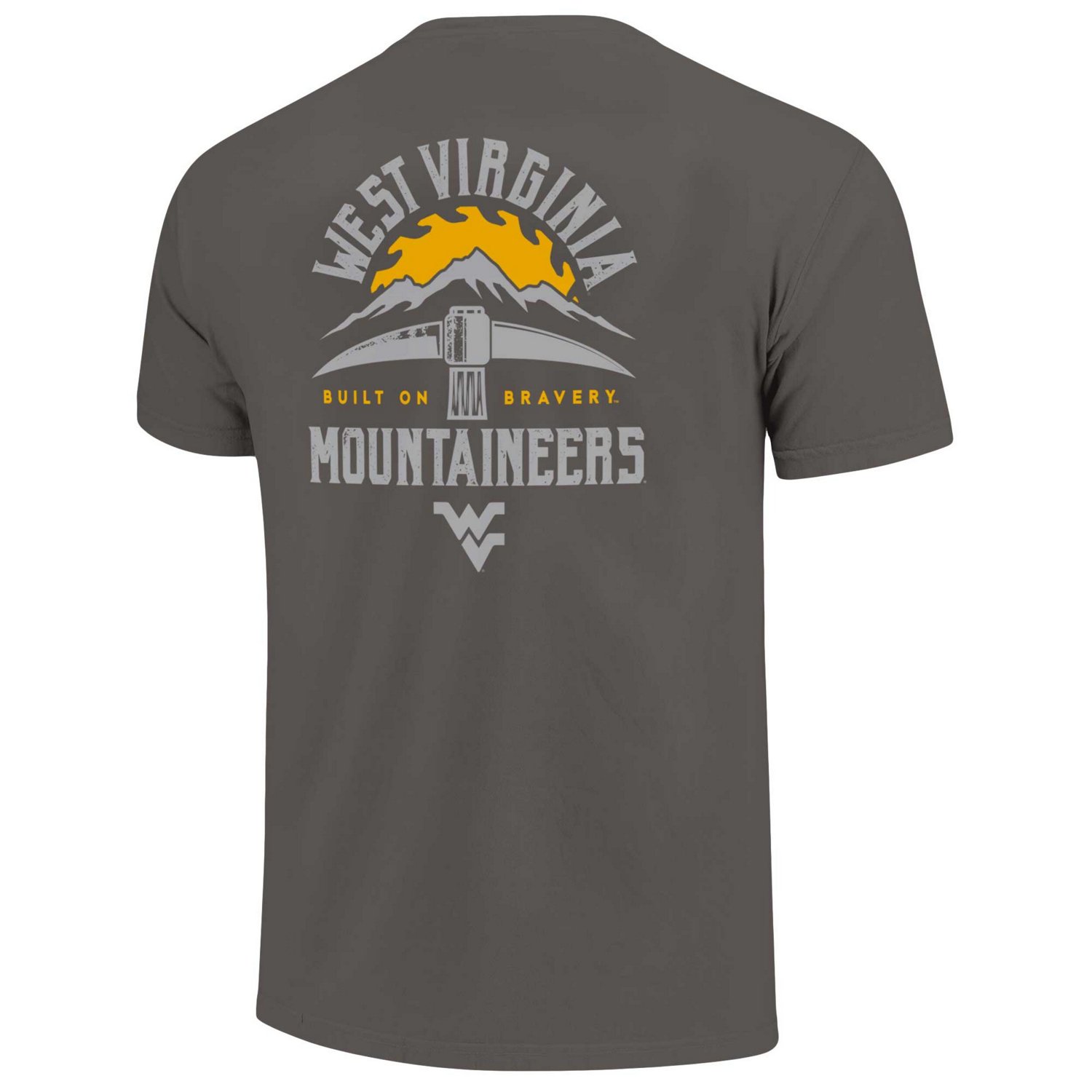 Image One West Virginia Mountaineers Built On Bravery T-Shirt - view number 3
