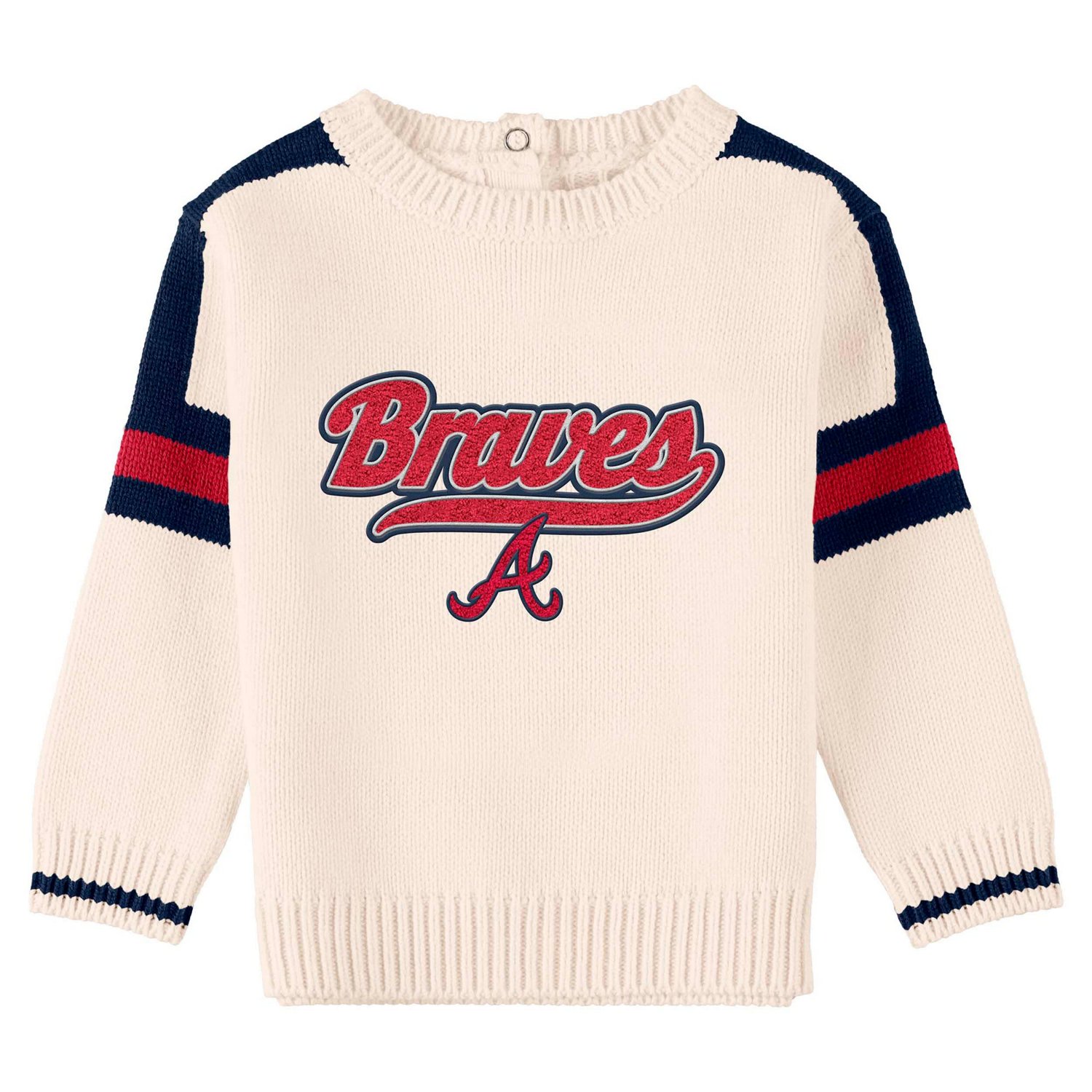 Infant WEAR by Erin Andrews Atlanta Braves Sweater - view number 2