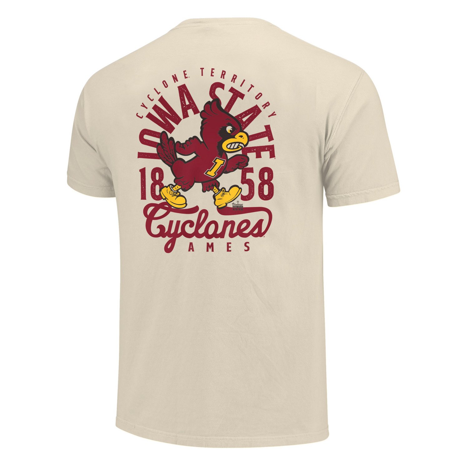 Iowa State Cyclones Comfort Colors Mascot Overlay T-Shirt - view number 3