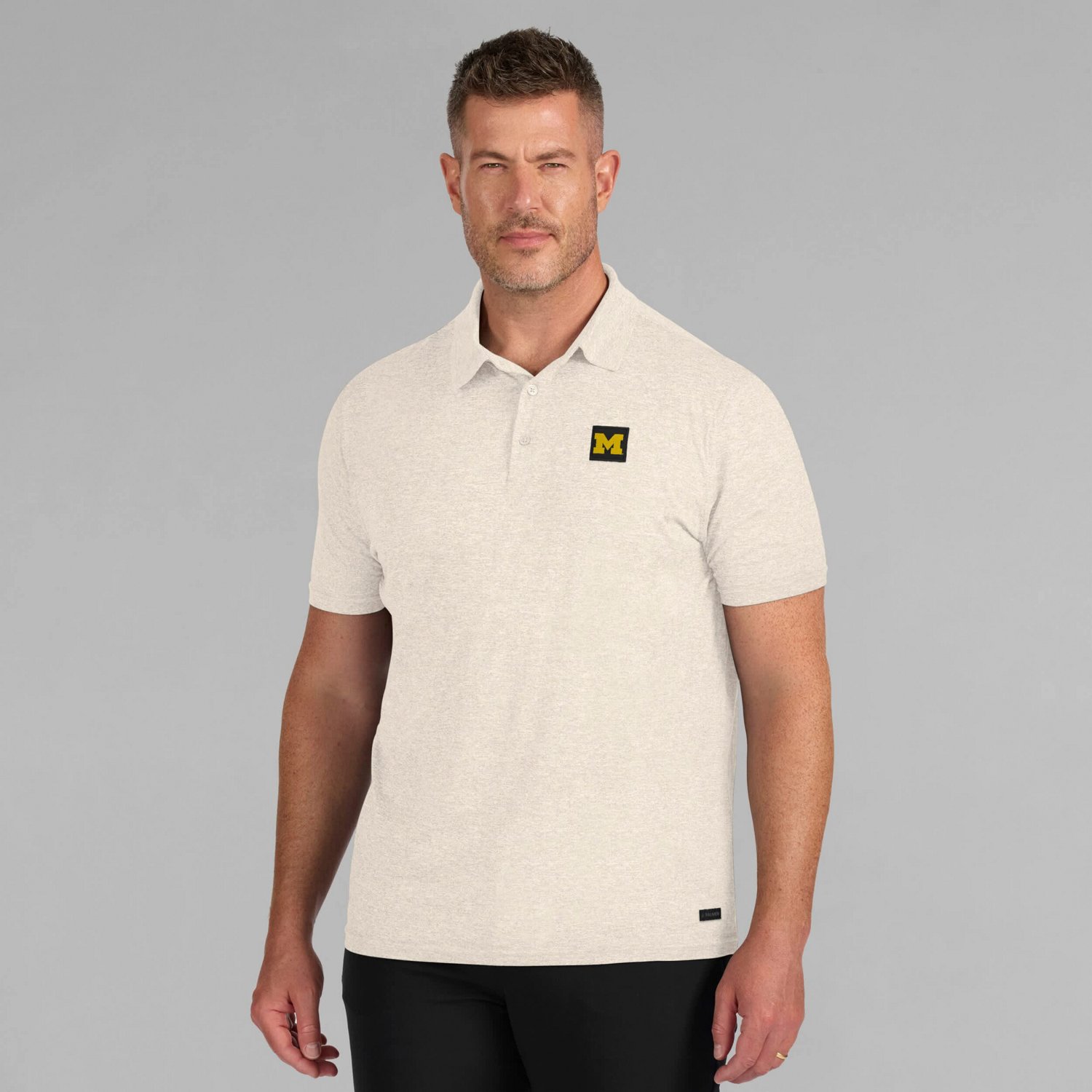 J Palmer Michigan Wolverines Four Down Polo - view number 4