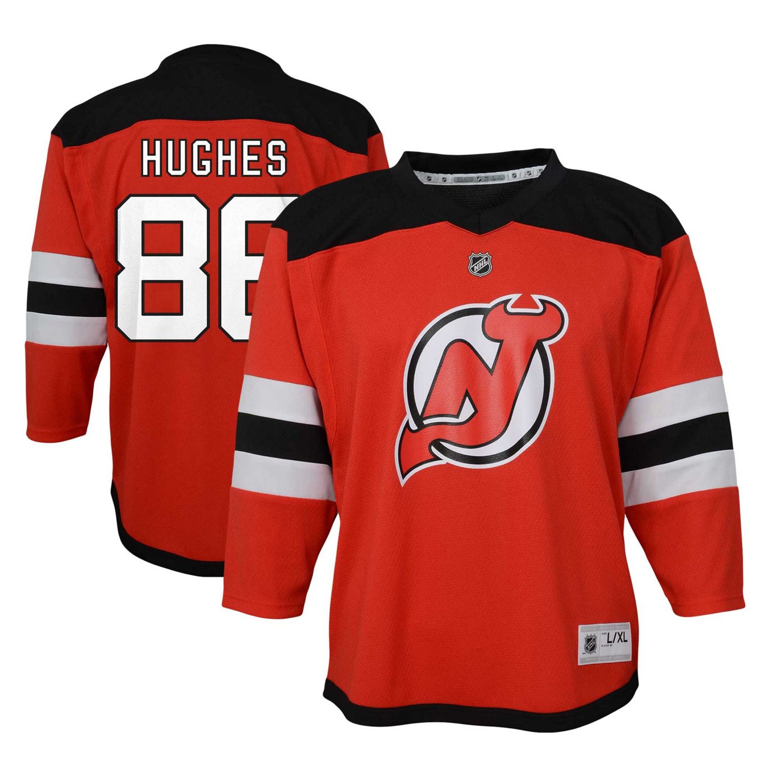 Jack Hughes New Jersey Devils Home Replica Player Jersey
