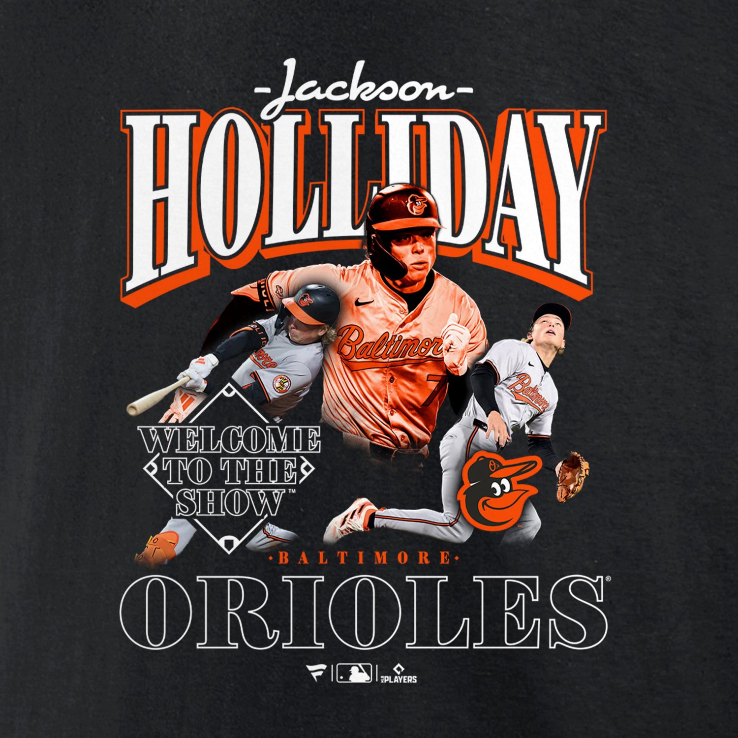 Jackson Holliday Baltimore Orioles Welcome to the Show T-Shirt - view number 4