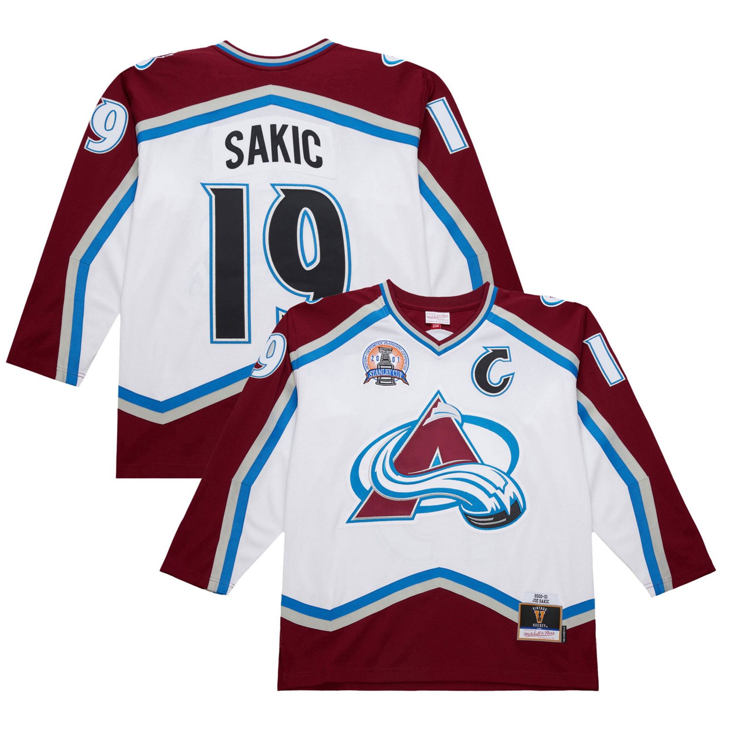 Joe Sakic Colorado Avalanche 2000-01 Power Play Jersey                                                                           - view number 1