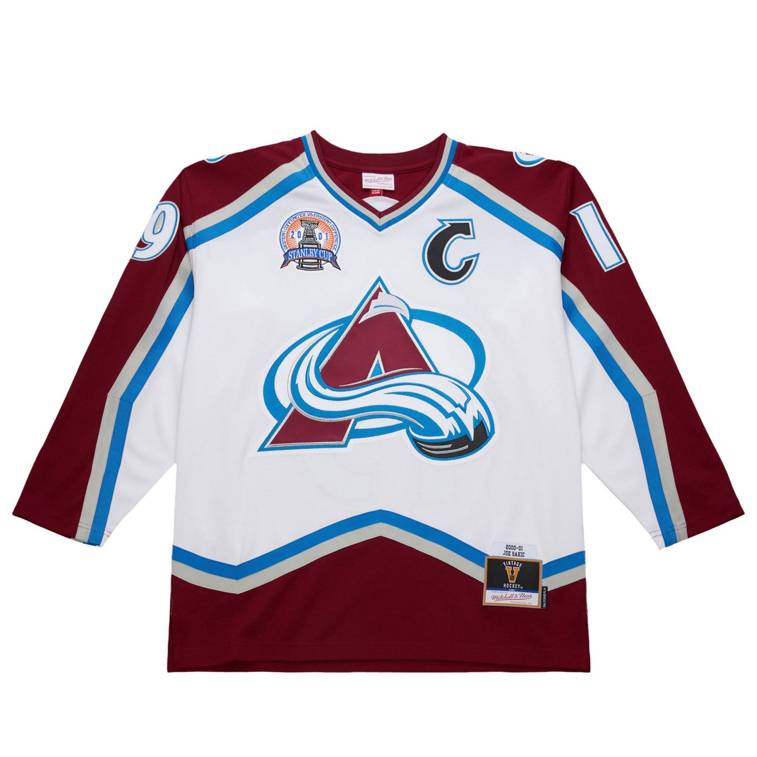 Joe Sakic Colorado Avalanche 2000-01 Power Play Jersey                                                                           - view number 2