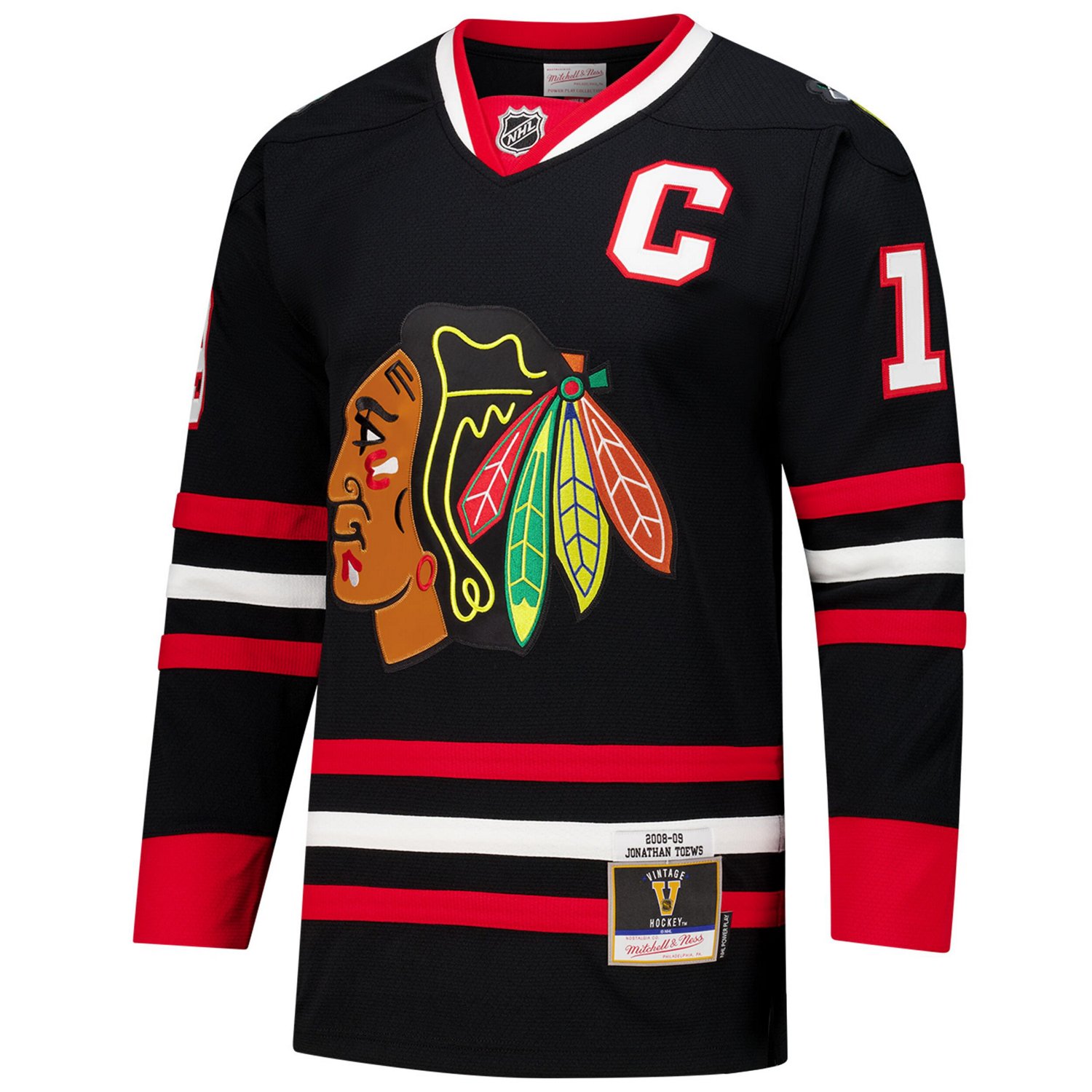 Jonathan Toews Chicago hawks 2008-09 Power Play Jersey                                                                           - view number 2