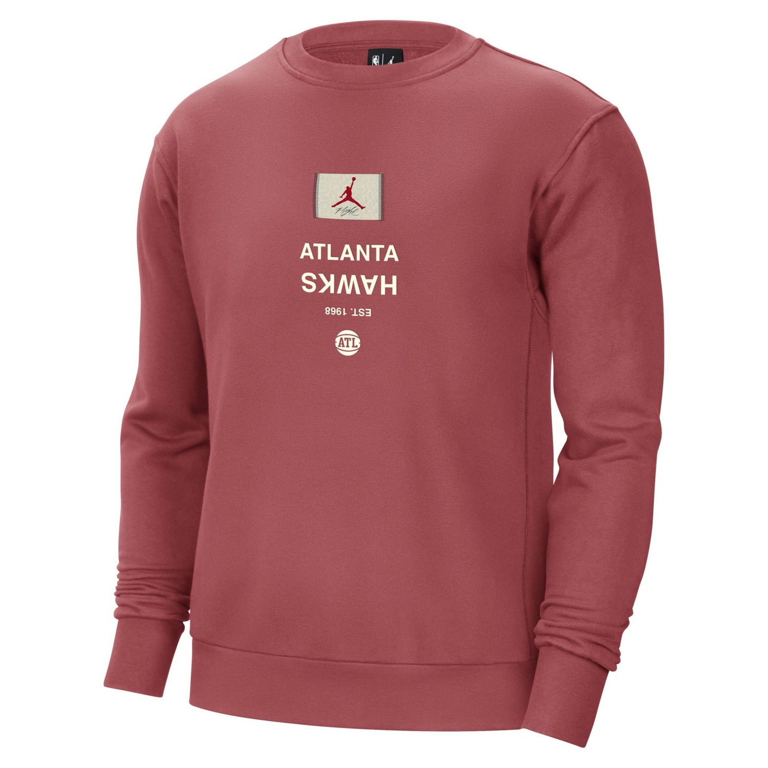 Jordan Brand Atlanta Hawks Courtside Statement Edition Heavyweight Pullover Sweatshirt - view number 2