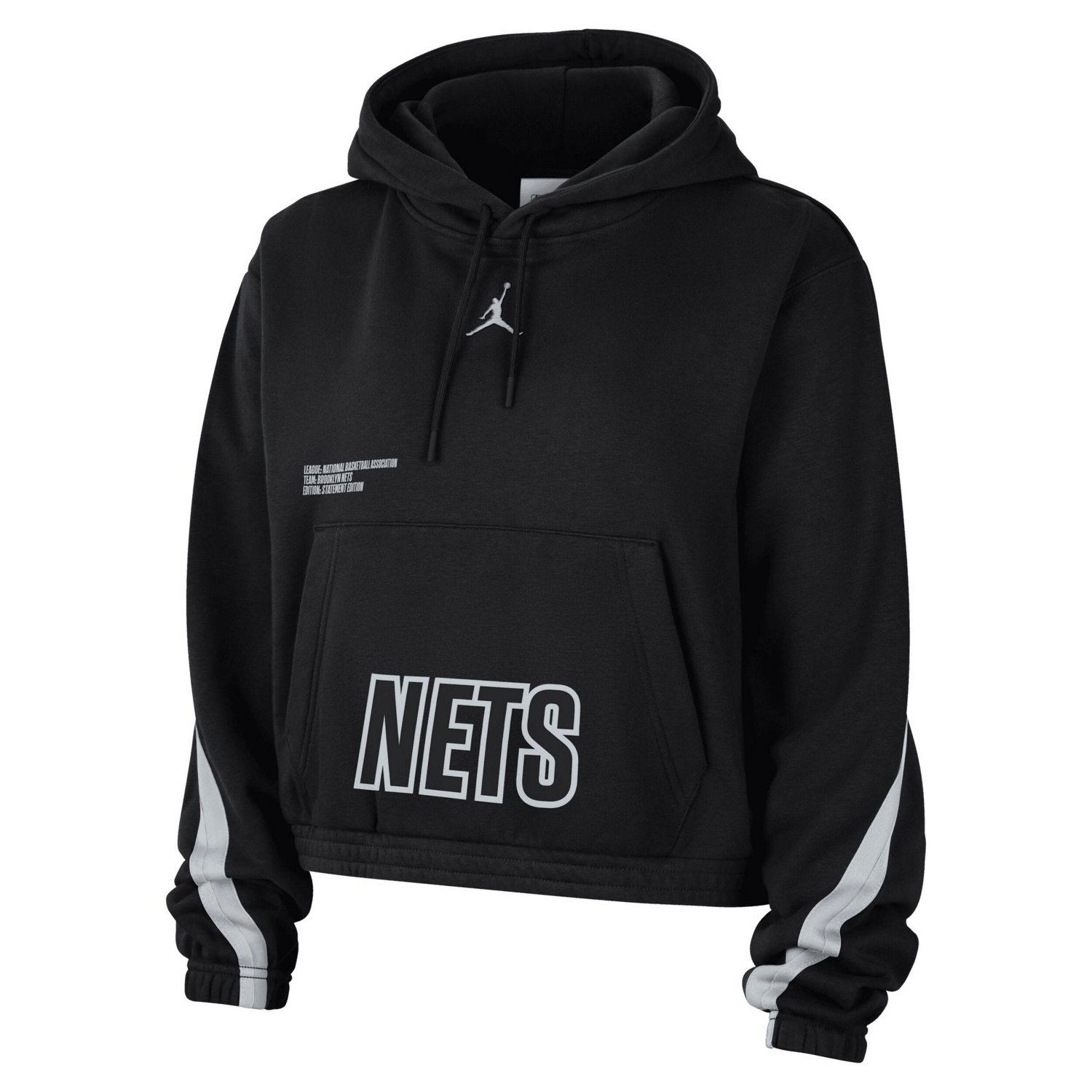 Jordan Brand Brooklyn Nets Courtside Statement Edition Pullover Hoodie                                                           - view number 2