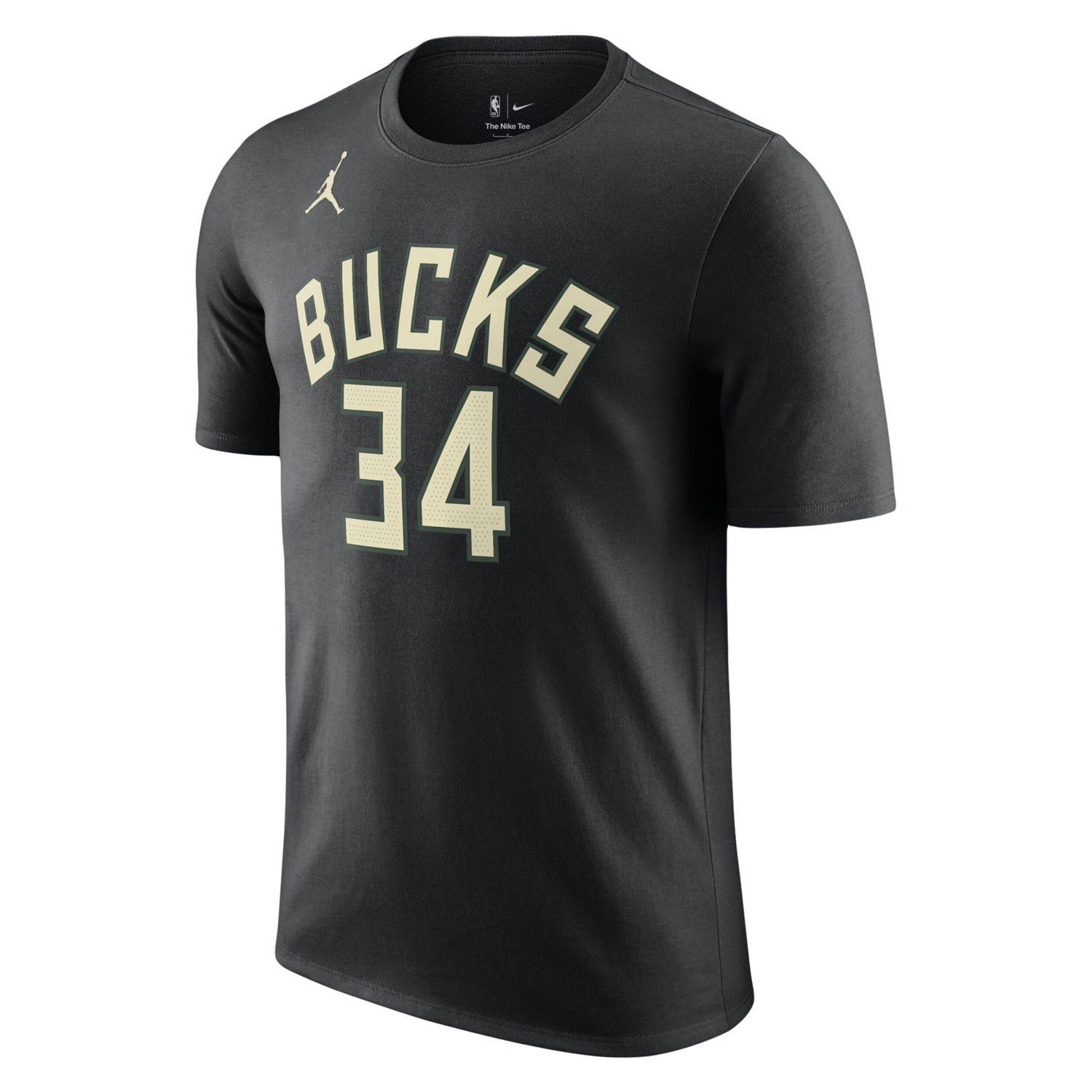 Jordan Brand Giannis Antetokounmpo Milwaukee Bucks 2022/23 Statement Edition Name  Number T-Shirt - view number 2