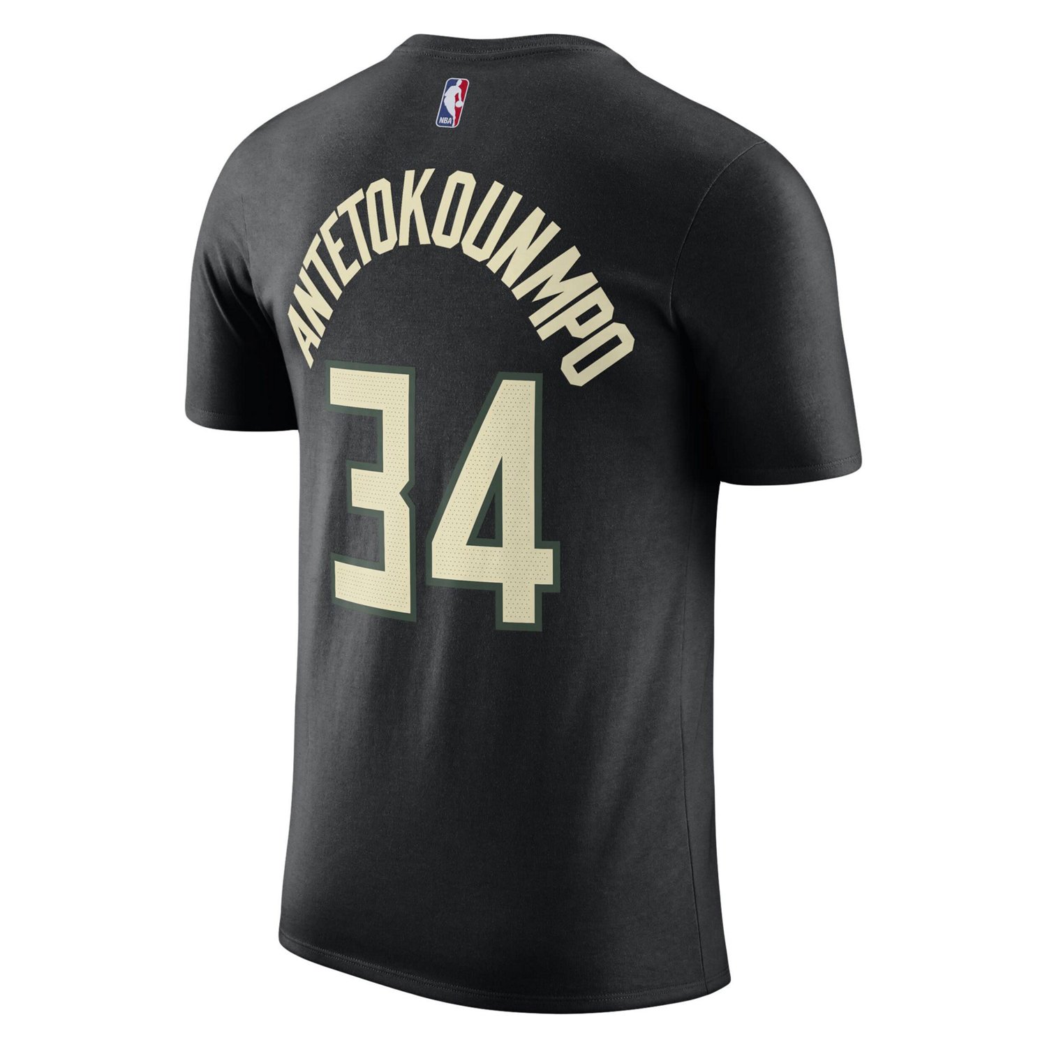 Jordan Brand Giannis Antetokounmpo Milwaukee Bucks 2022/23 Statement Edition Name  Number T-Shirt - view number 3