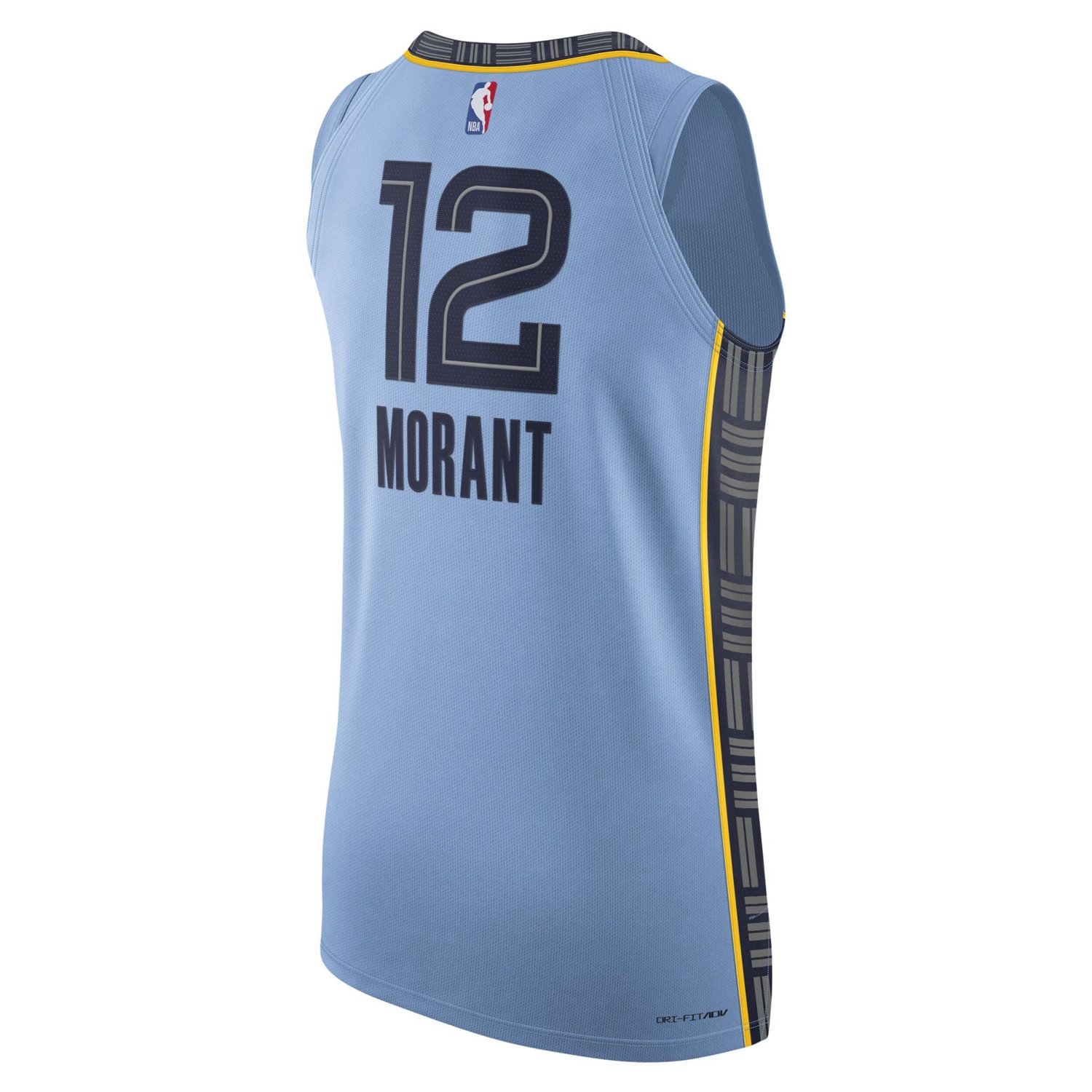 Jordan Brand Ja Morant Light Memphis Grizzlies Authentic Player Jersey - Statement Edition                                       - view number 3