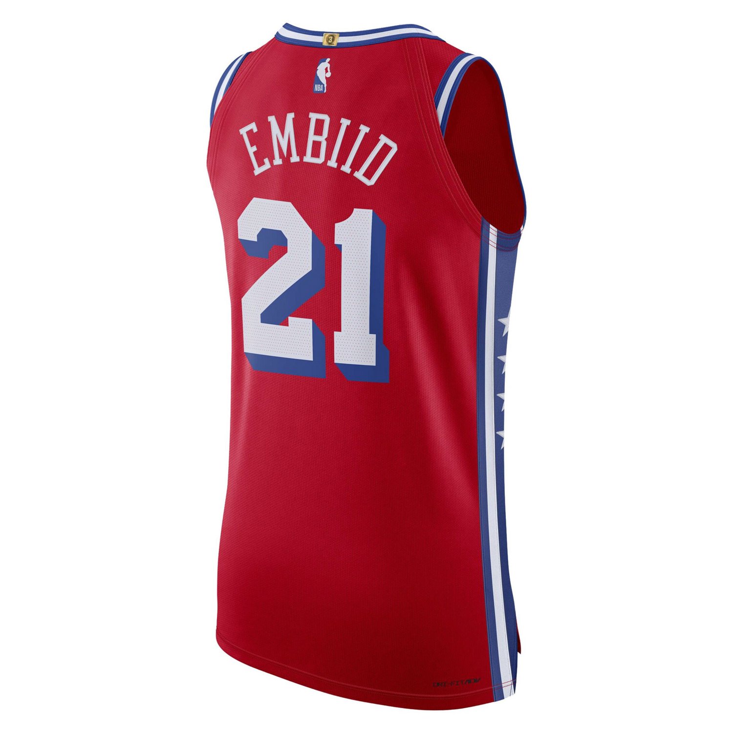 Jordan Brand Joel Embiid Philadelphia 76ers Authentic Player Jersey - Statement Edition                                          - view number 3
