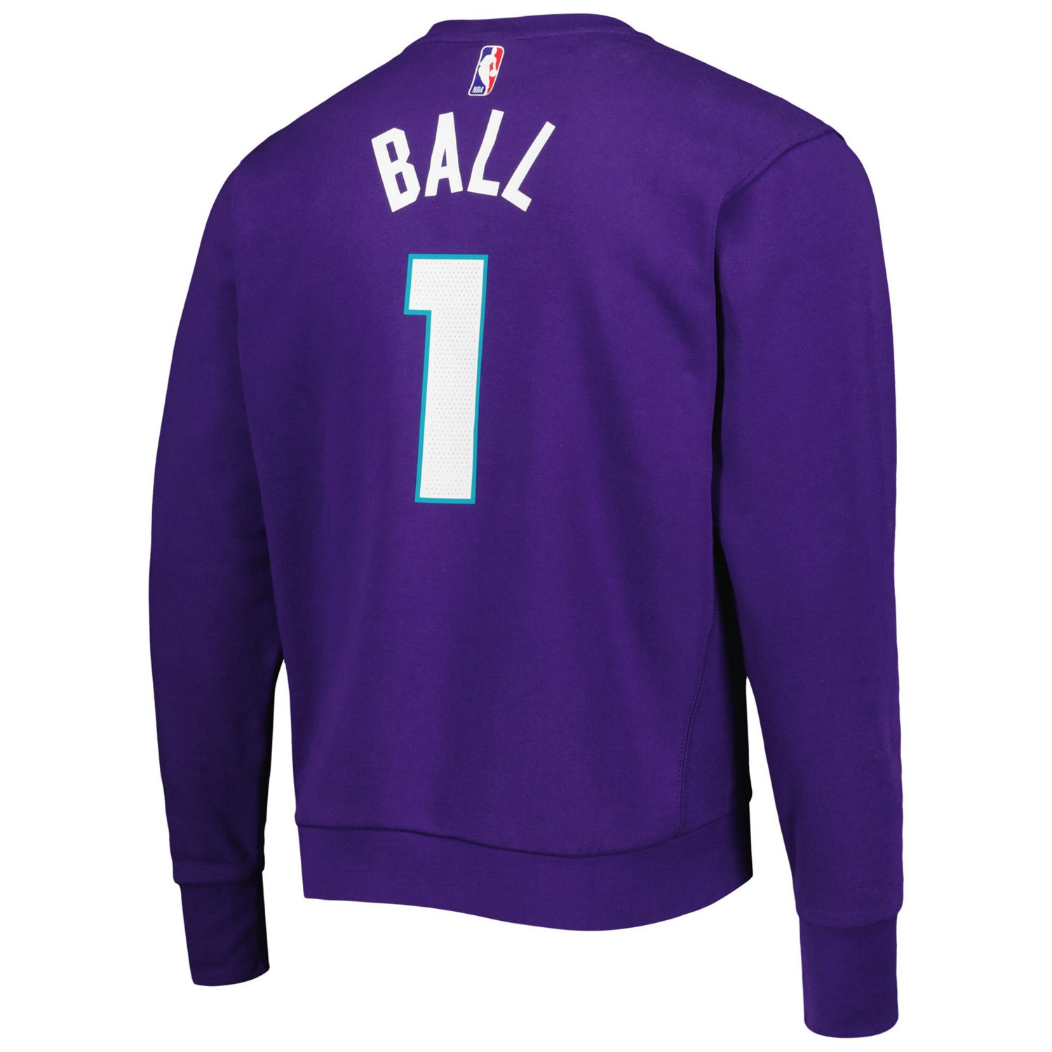 Jordan Brand LaMelo Ball Charlotte Hornets Statement Name  Number Pullover Sweatshirt                                            - view number 3