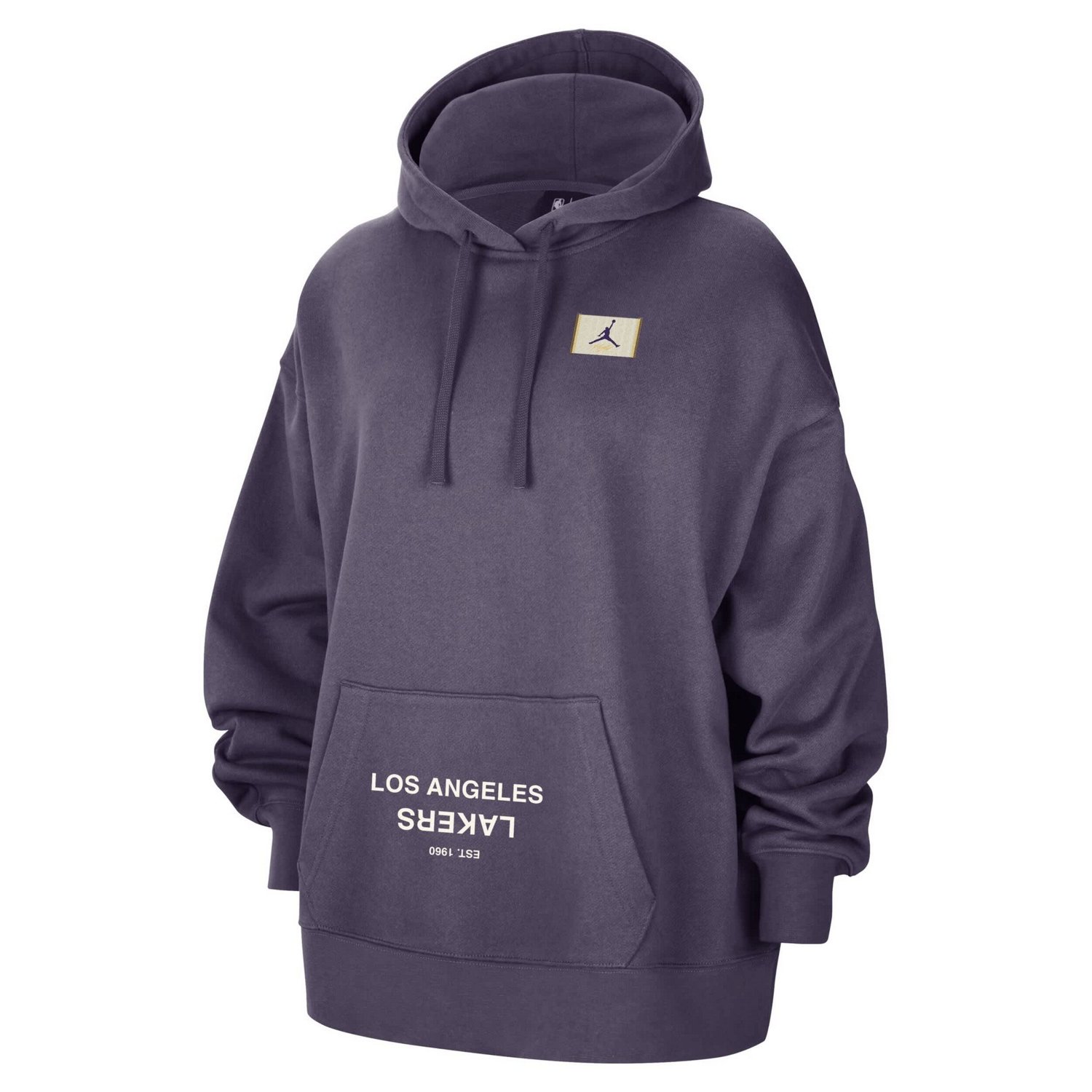 Jordan Brand Los Angeles Lakers Courtside Statement Edition Oversize Pullover Hoodie - view number 2