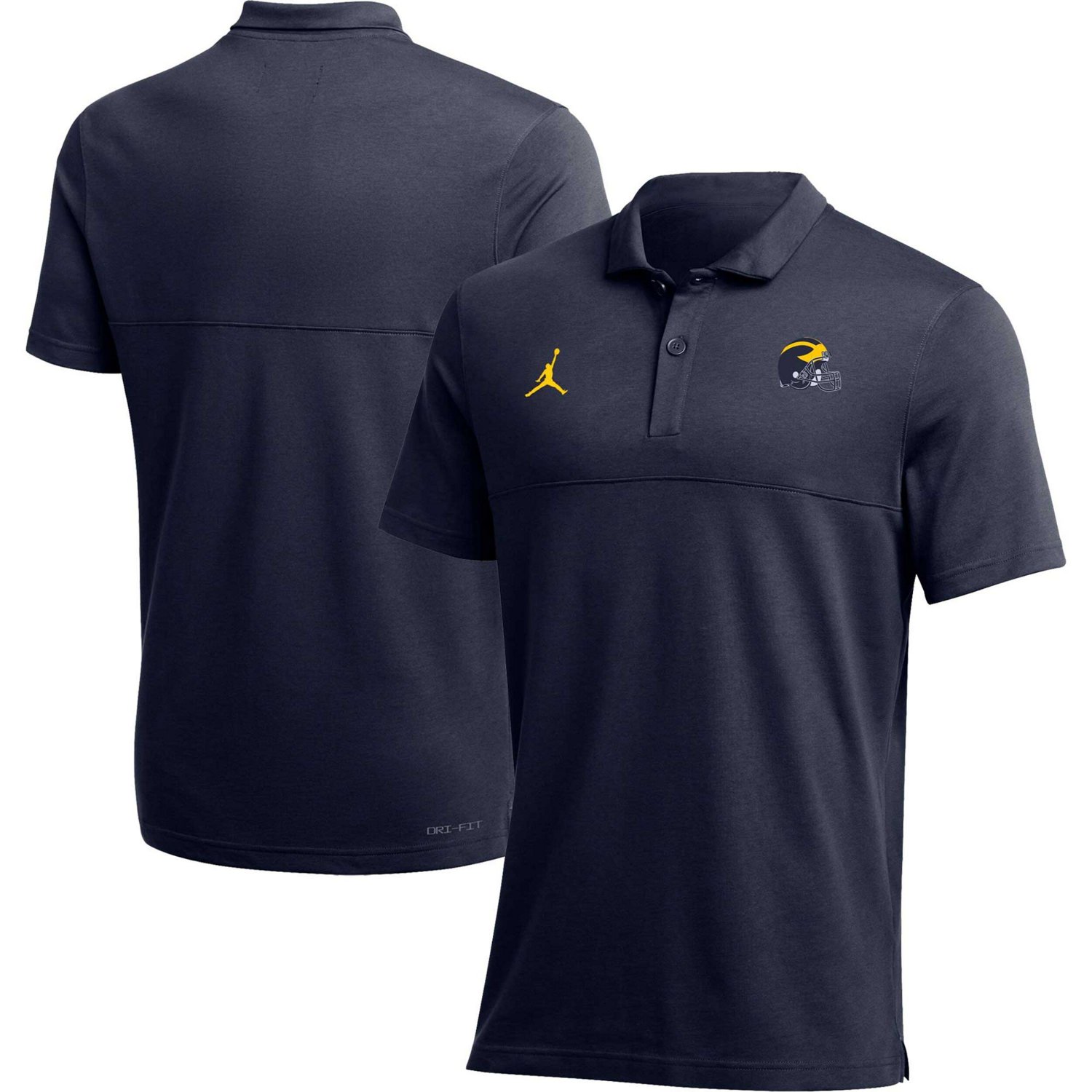 Jordan Brand Michigan Wolverines 2022 Coaches Performance Polo                                                                   - view number 1