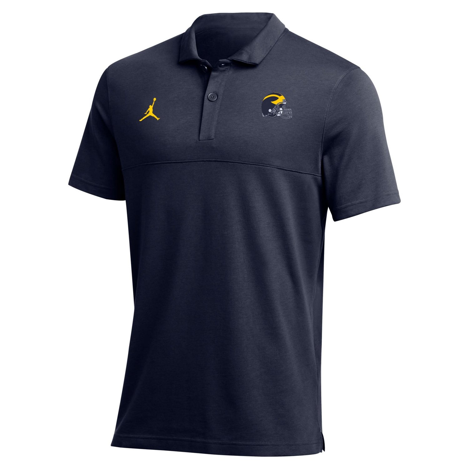 Jordan Brand Michigan Wolverines 2022 Coaches Performance Polo                                                                   - view number 2