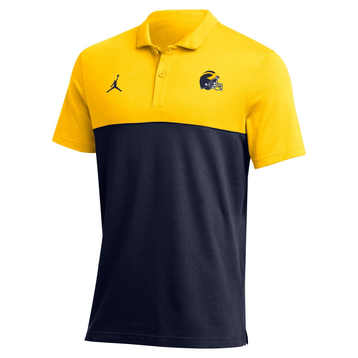 Jordan Brand Michigan Wolverines 2022 Coaches Performance Polo                                                                   - view number 2