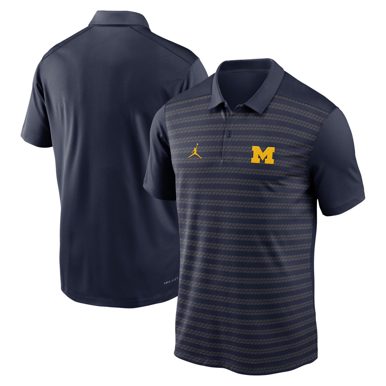 Jordan Brand Michigan Wolverines 2024 Early Season Coaches Sideline Performance Polo