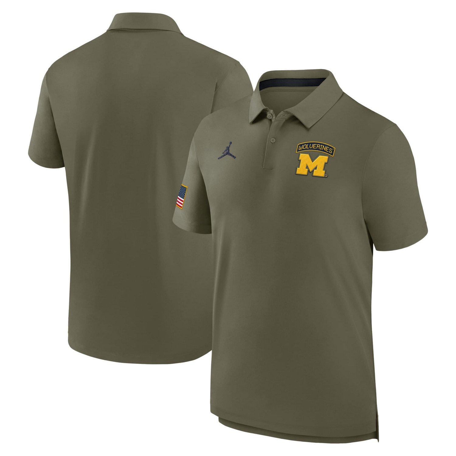 Jordan Brand Michigan Wolverines 2024 Military Appreciation Tour Performance Polo