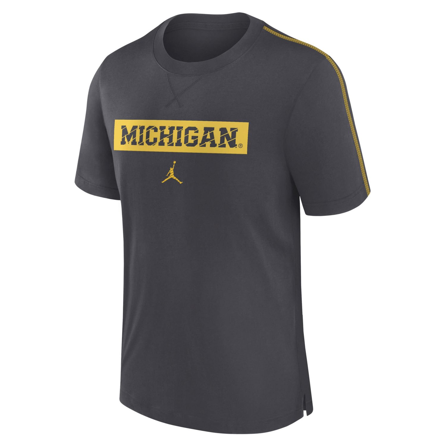 Jordan Brand Michigan Wolverines 2024 Sideline Player Performance Tri-Blend T-Shirt - view number 2