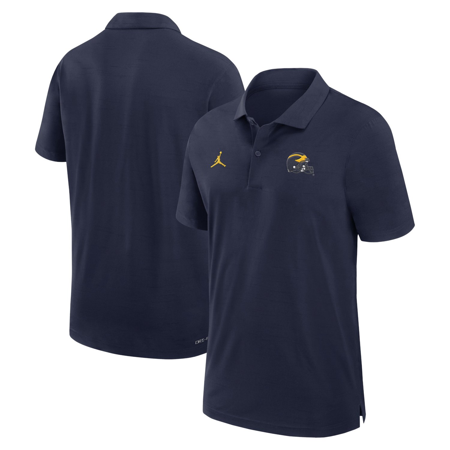 Jordan Brand Michigan Wolverines 2024 Sideline Woven Performance Polo