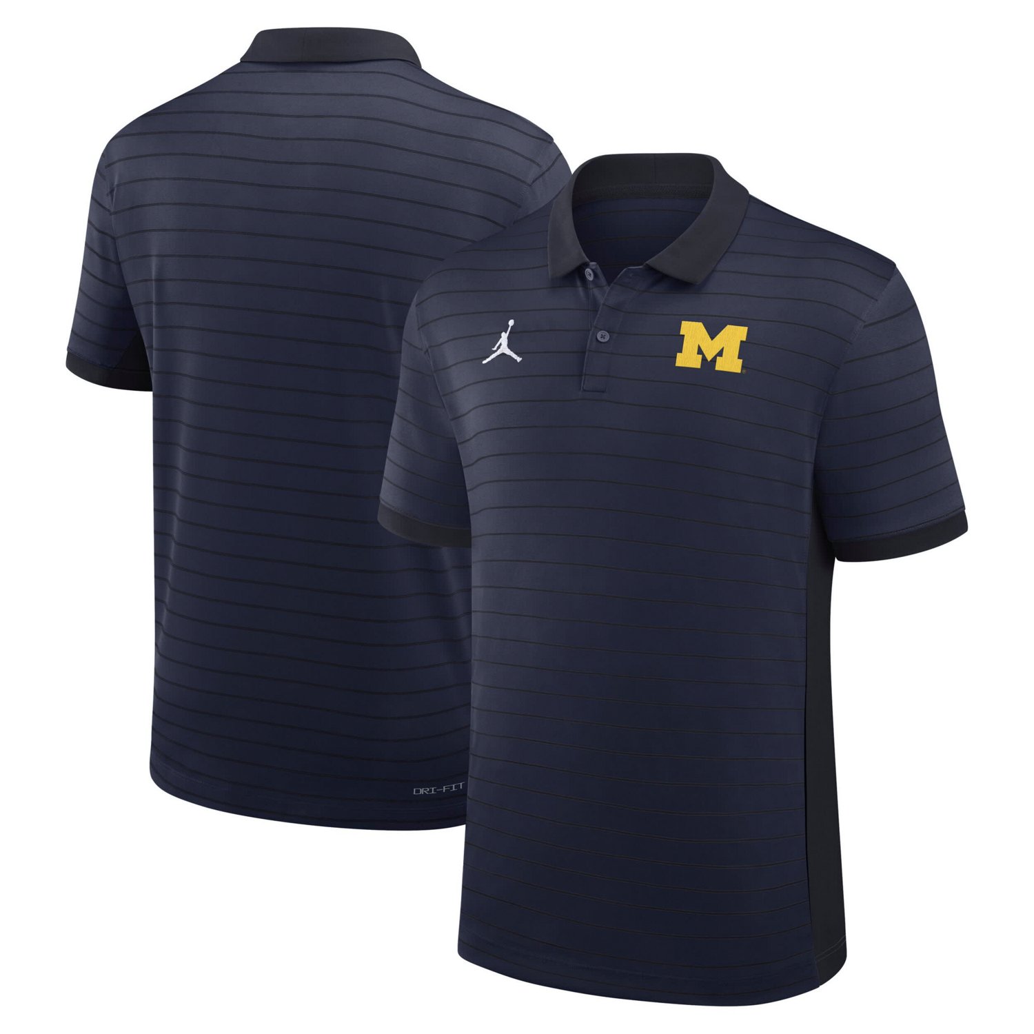 Jordan Brand Michigan Wolverines 2025 Early Season Coaches Sideline Victory Stripe Performance Polo