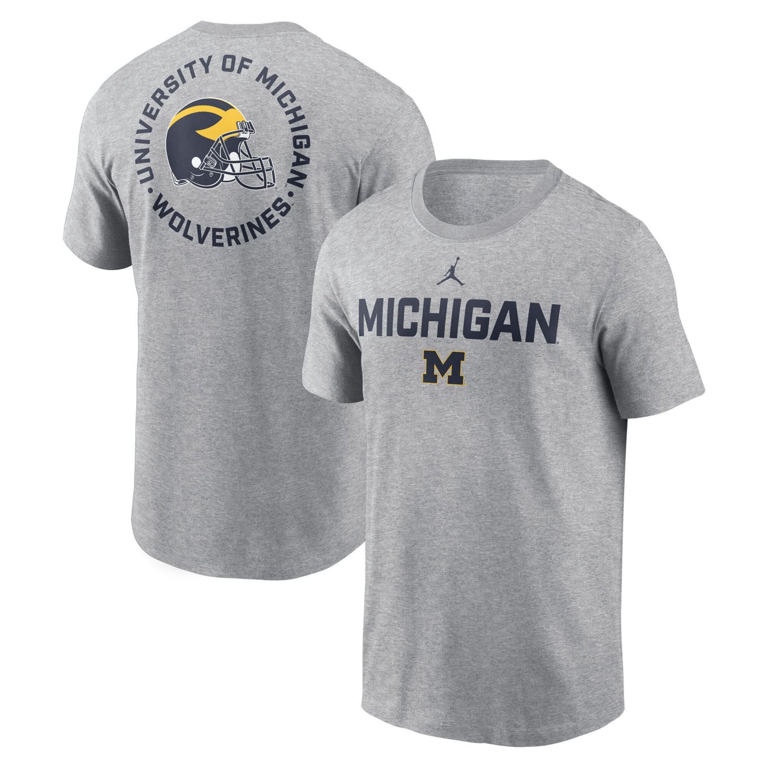 Jordan Brand Michigan Wolverines Campus 2-Hit T-Shirt