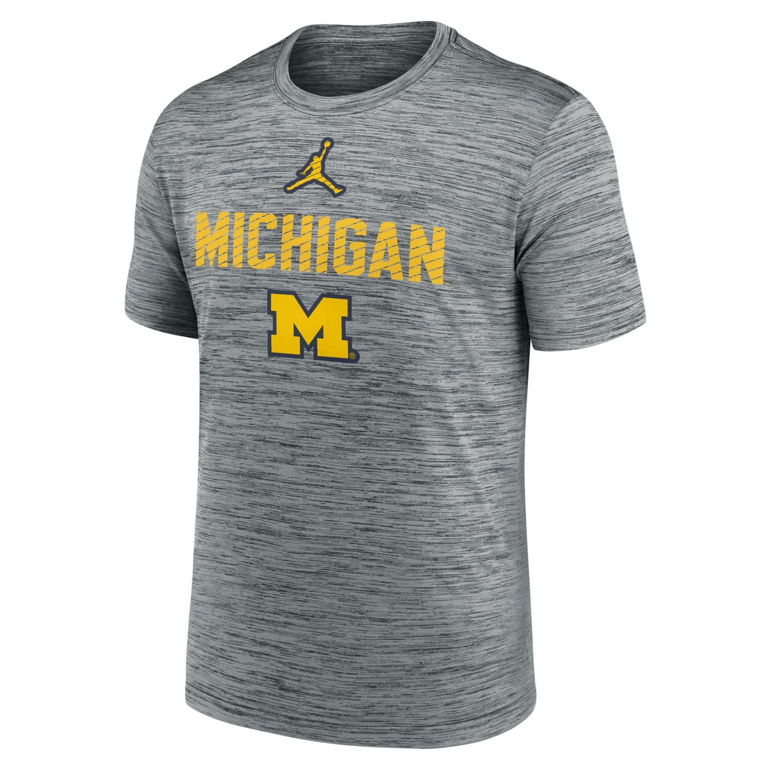 Jordan Brand Michigan Wolverines Campus Slant Velocity Performance T-Shirt - view number 2
