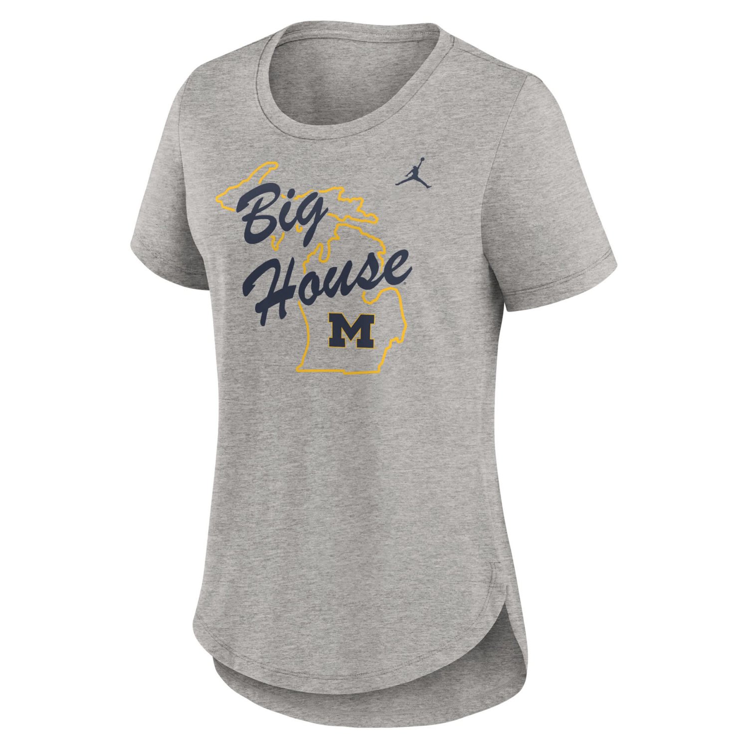 Jordan Brand Michigan Wolverines Local Campus Location Mantra Tri-Blend T-Shirt - view number 2