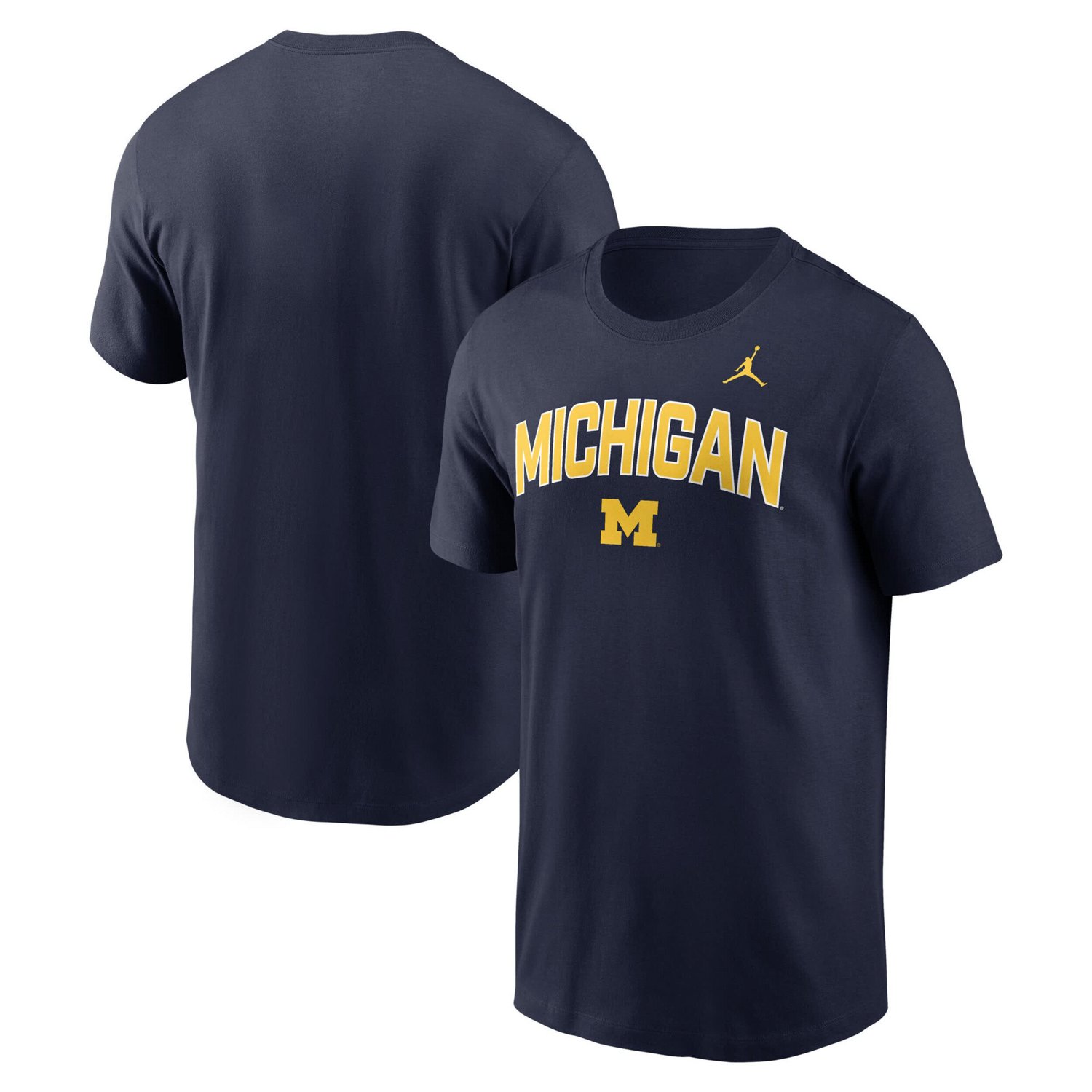 Jordan Brand Michigan Wolverines Primetime Arch Stack T-Shirt