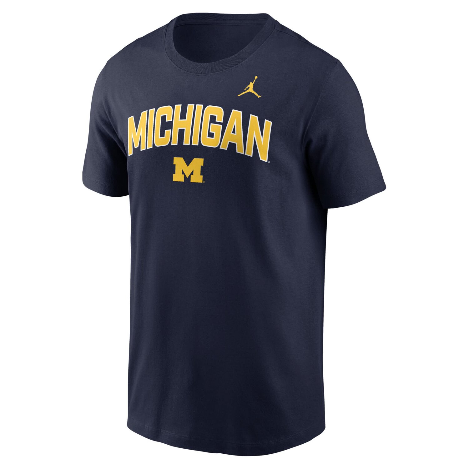 Jordan Brand Michigan Wolverines Primetime Arch Stack T-Shirt - view number 2