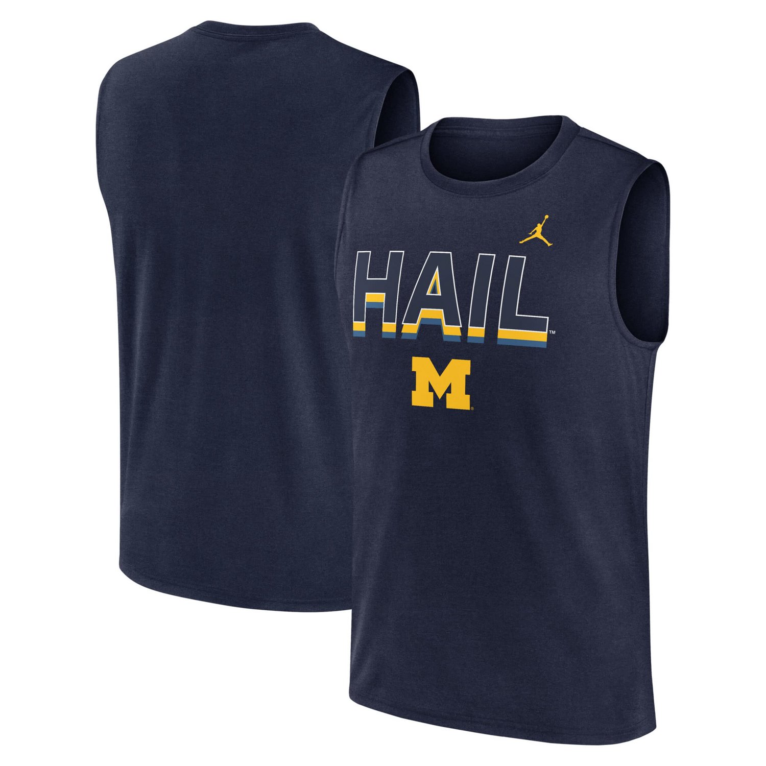 Jordan Brand Michigan Wolverines Primetime Tricode Legend Performance Tank Top