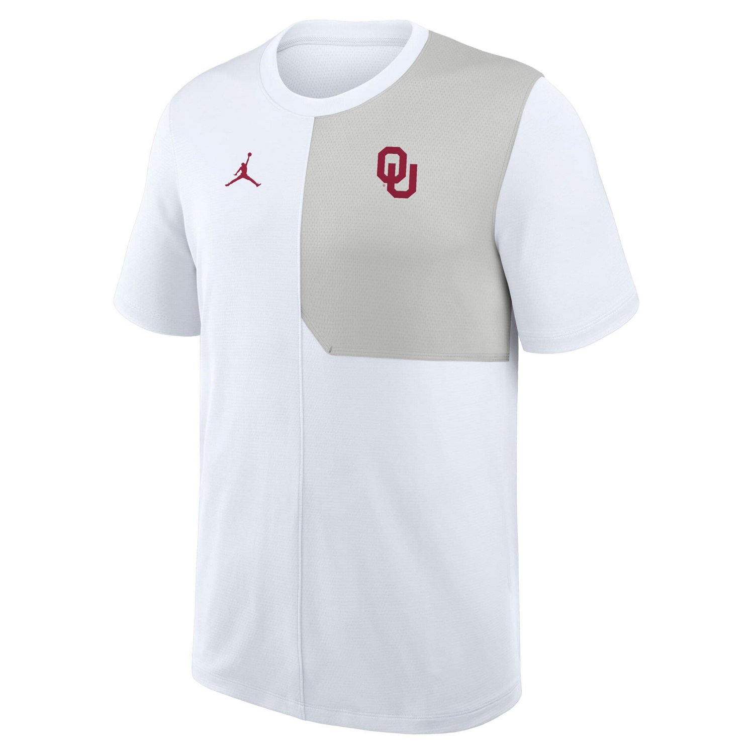 Jordan Brand Oklahoma Sooners 2025 Sideline UV Performance Coach T-Shirt - view number 2
