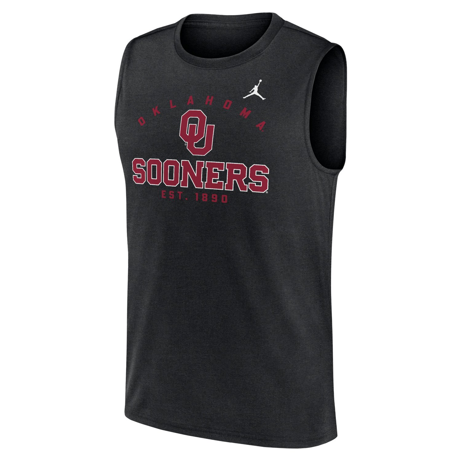 Jordan Brand Oklahoma Sooners Primetime Legend Lock Up Performance Muscle Tank Top                                               - view number 2