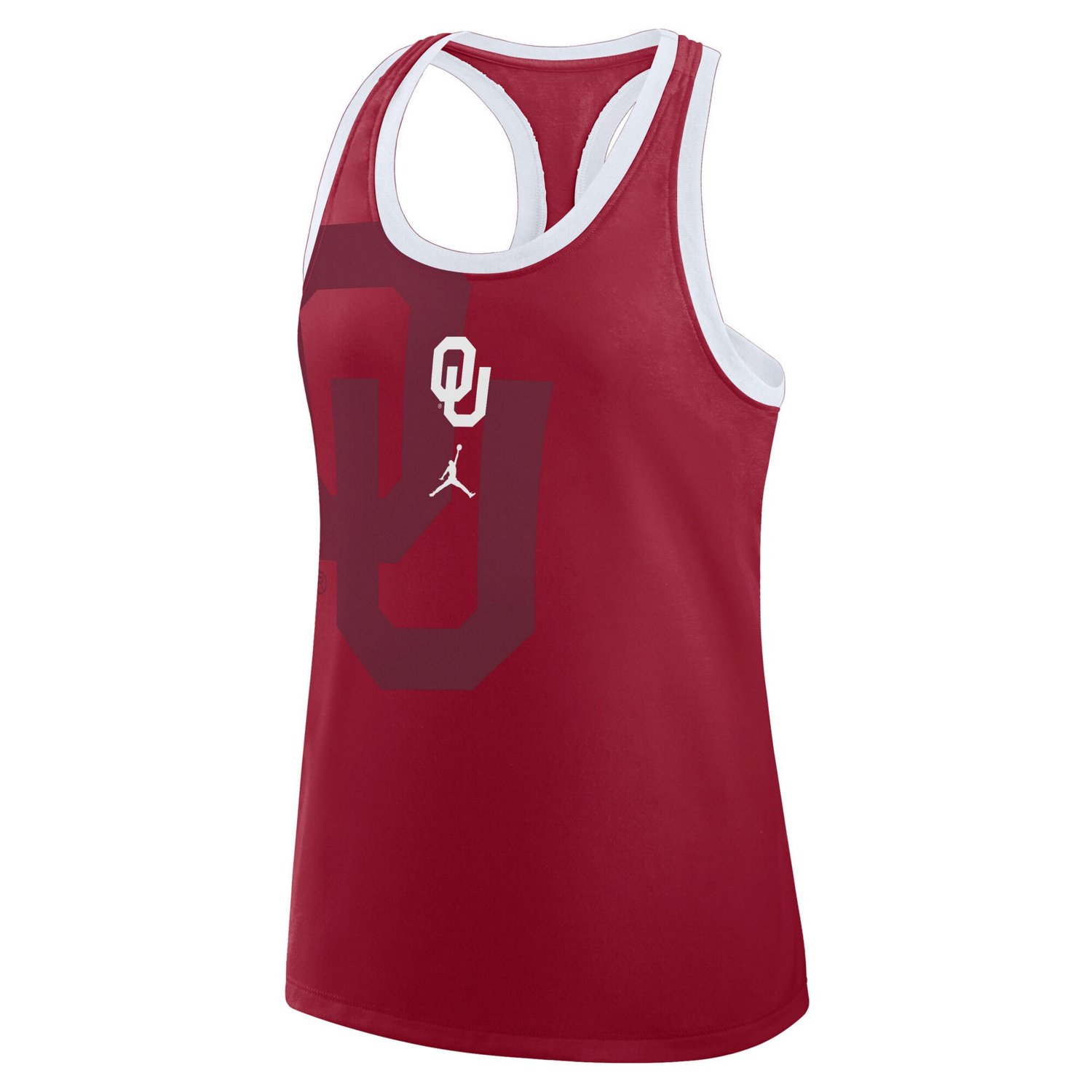 Jordan Brand Oklahoma Sooners Primetime Racerback Tri-Blend Tank Top - view number 2