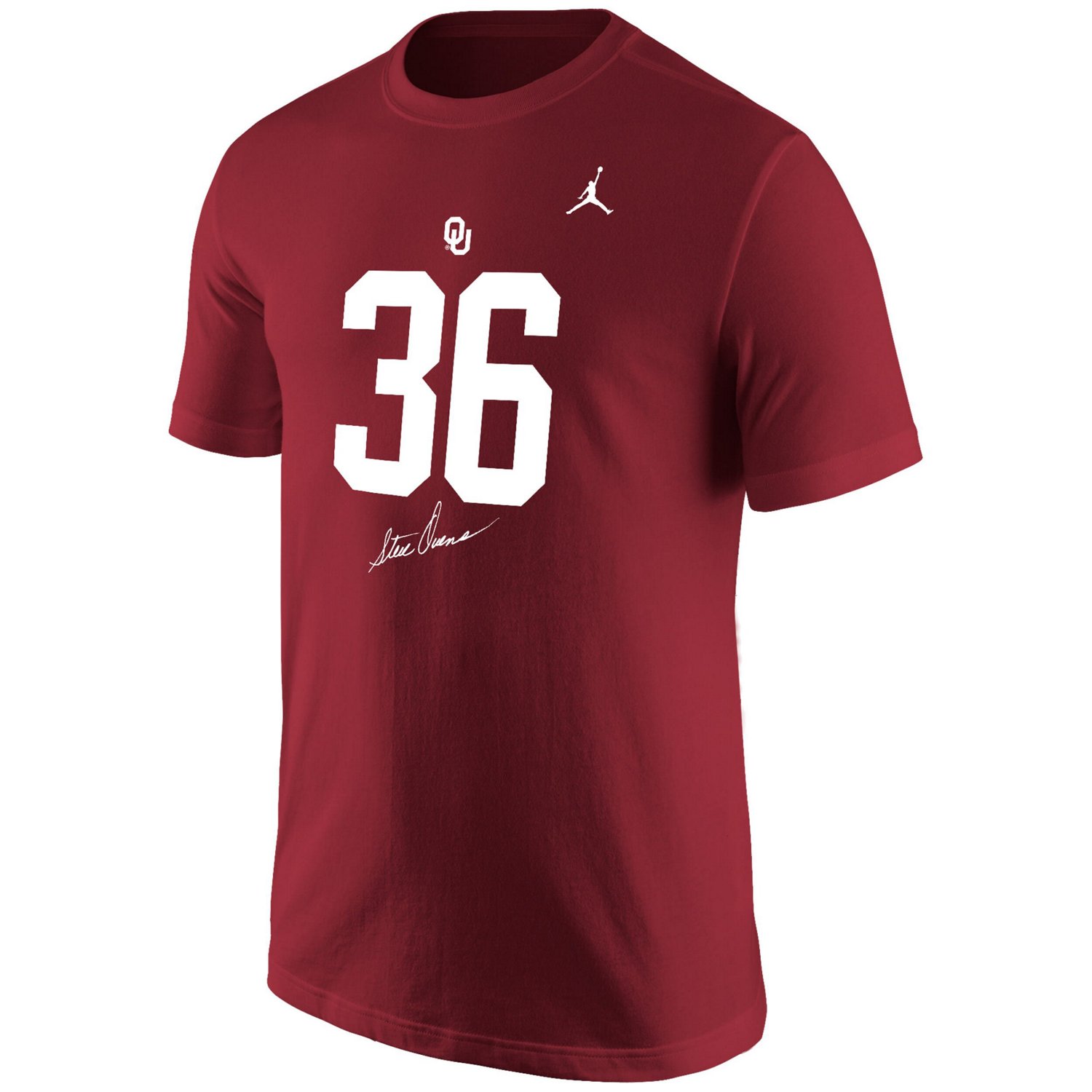 Jordan Brand Oklahoma Sooners Steve Owens Jersey T-Shirt - view number 2