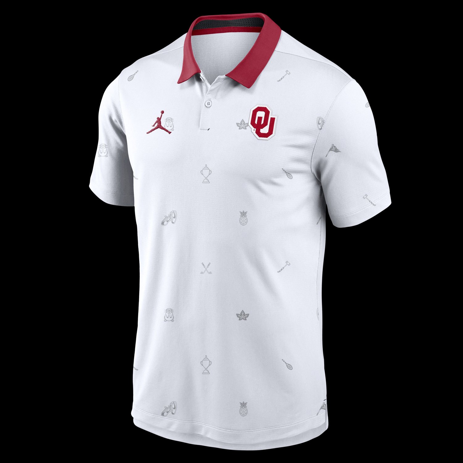 Jordan Brand Oklahoma Sooners Vapor Pattern Dri-FIT Polo - view number 2