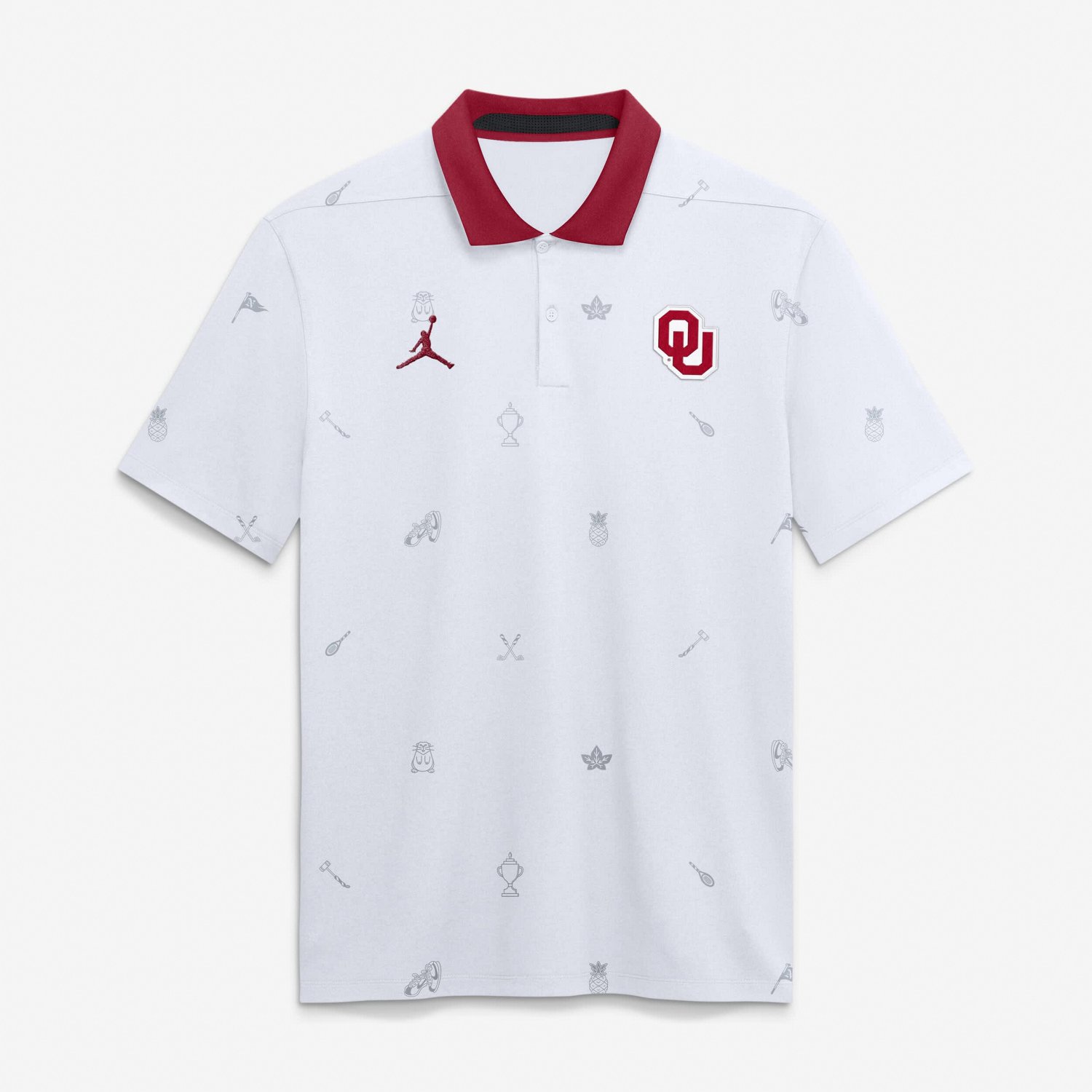 Jordan Brand Oklahoma Sooners Vapor Pattern Dri-FIT Polo